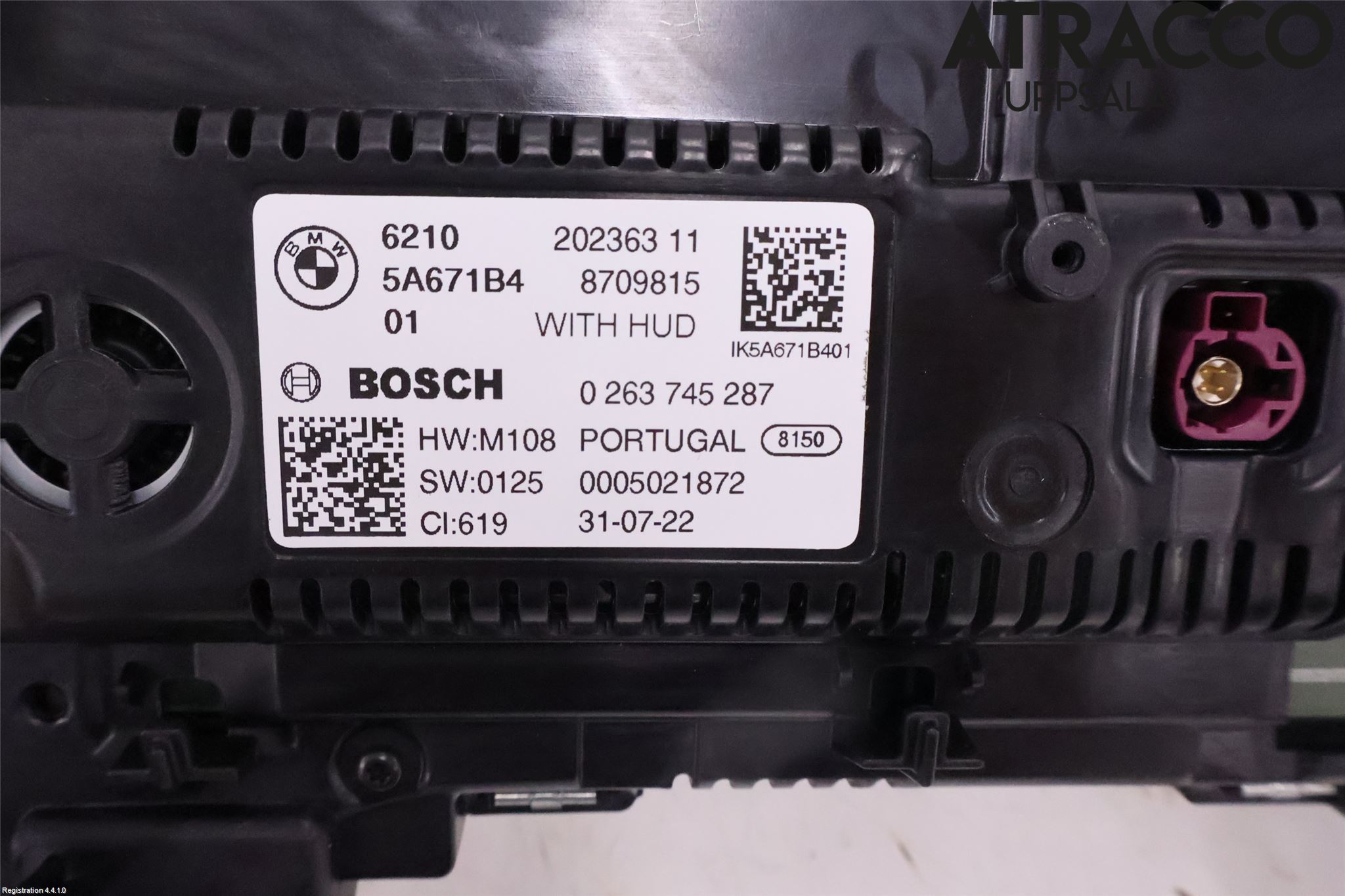 BMW X3 G01 18- Instr Kombinert