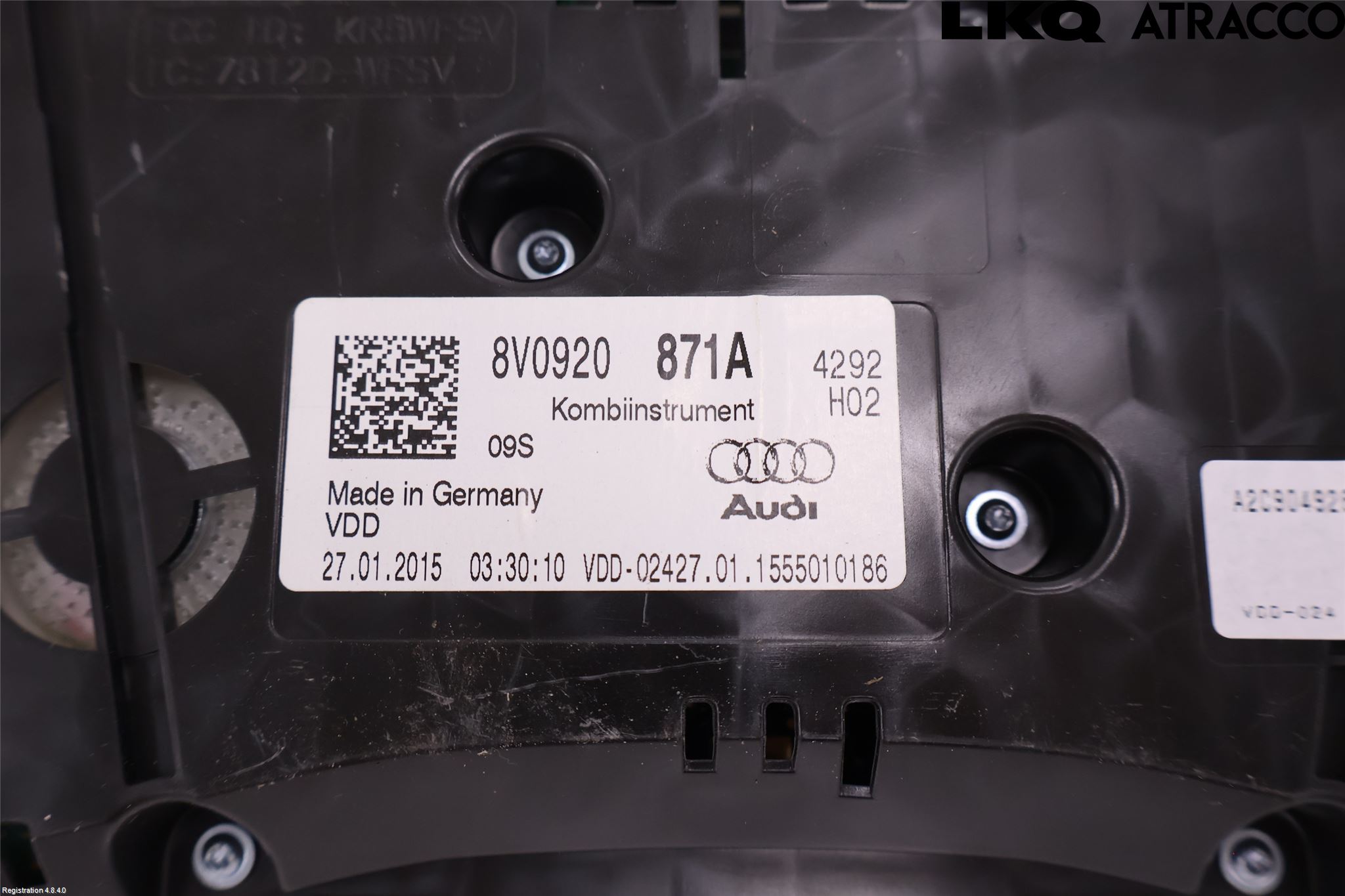 Audi A3/S3 8V 13-20 Instr Kombinert