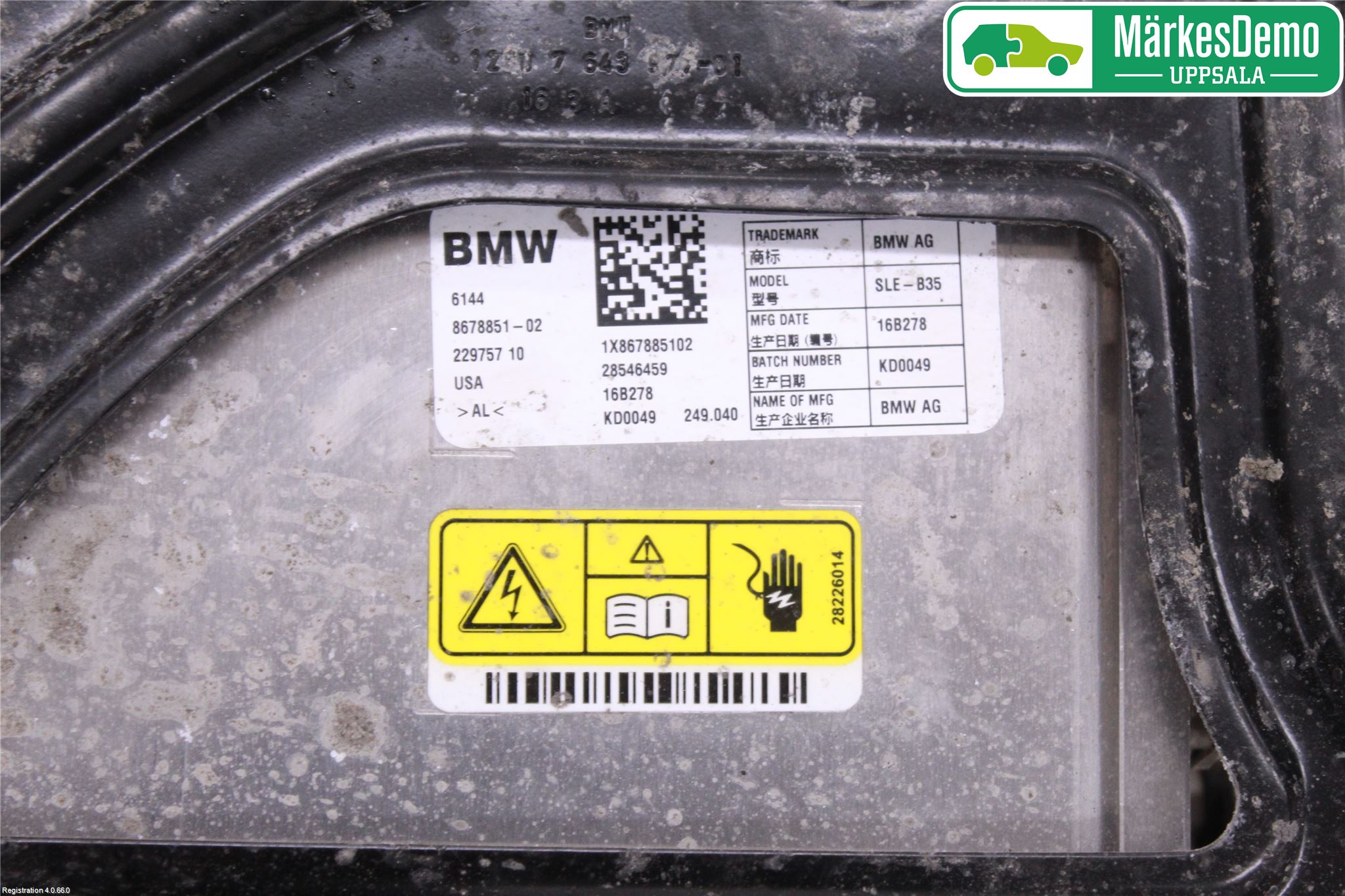 BMW X5 F15 13-18 Batterilader Hybrid