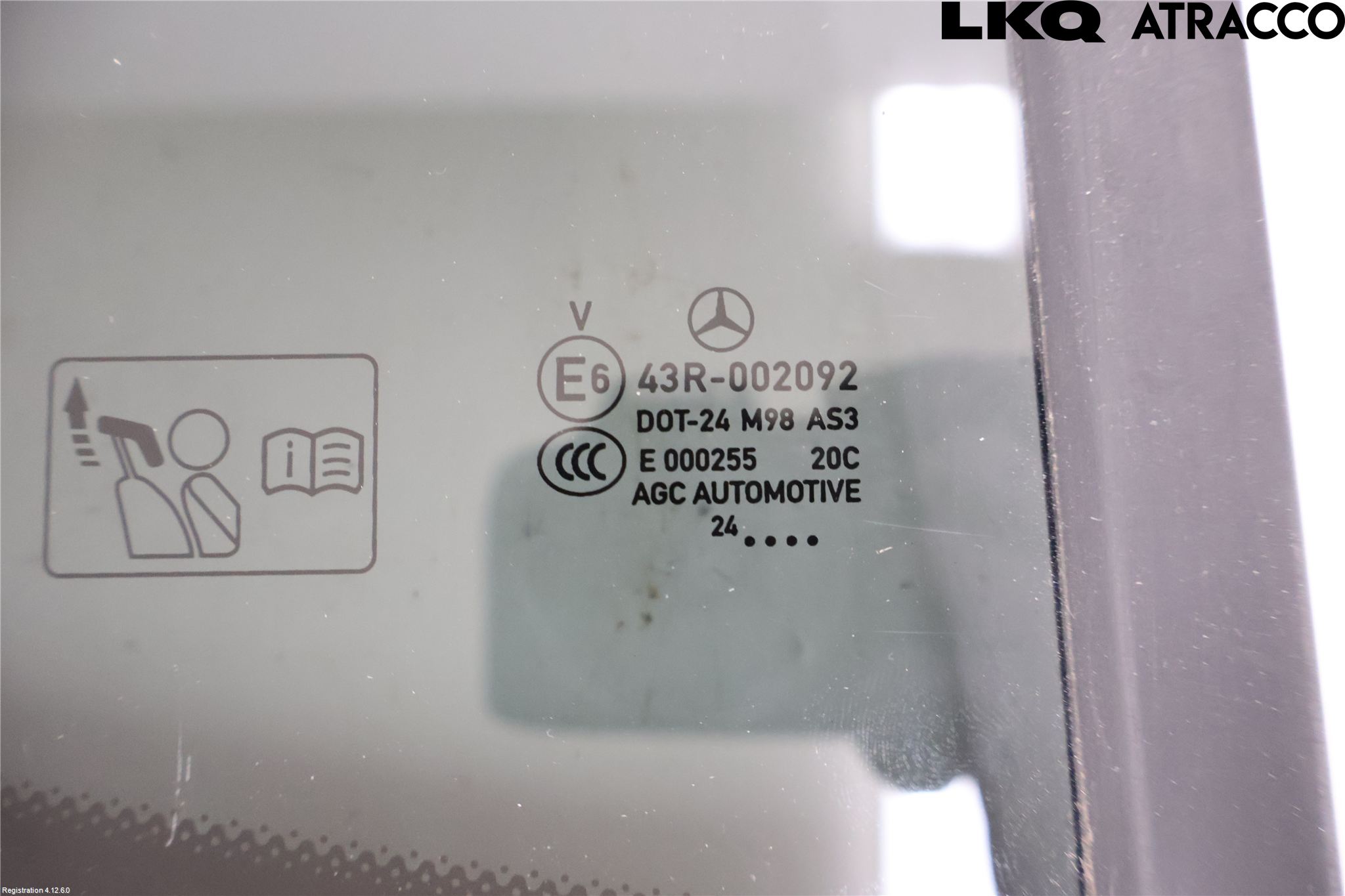 Mercedes-Benz MB EQB (X243) 22- Dørrute Bak Høyre Trekant 4D