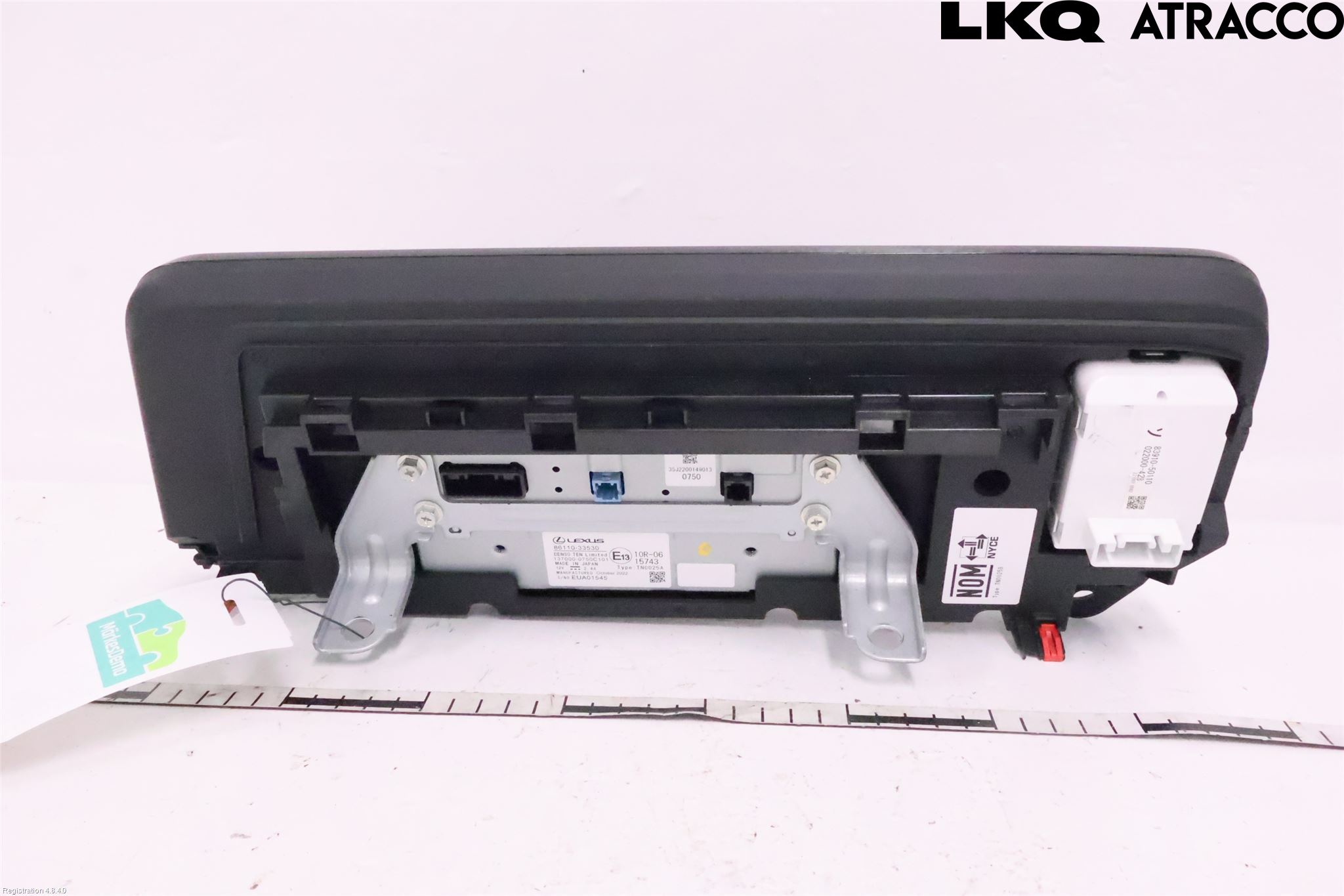 Lexus ES 250/300/330 Instr Skjerm Dvd-Gps-Ac-Tlf