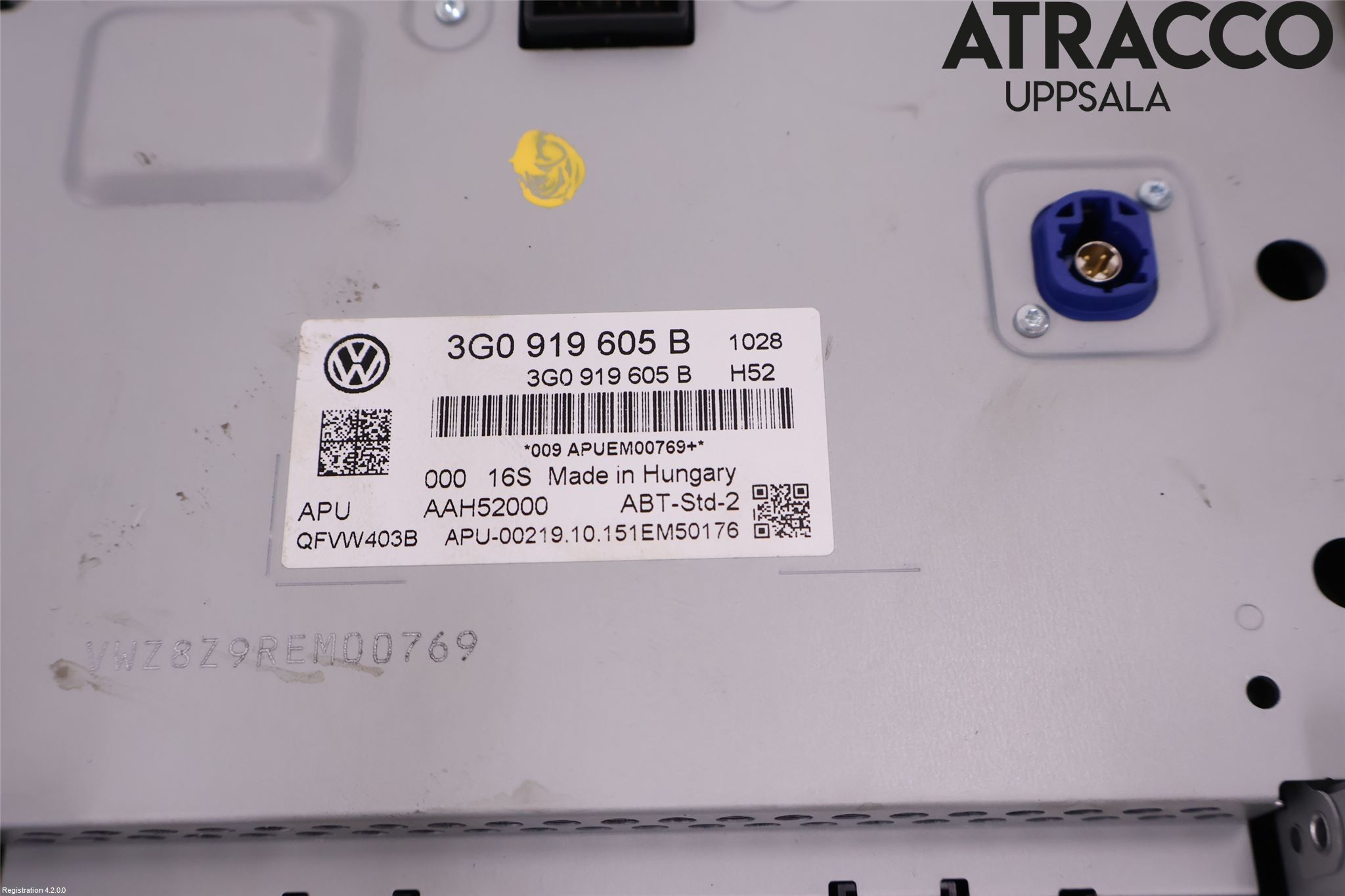Volkswagen VW PASSAT 15-19 Stereo Radio Med Cd