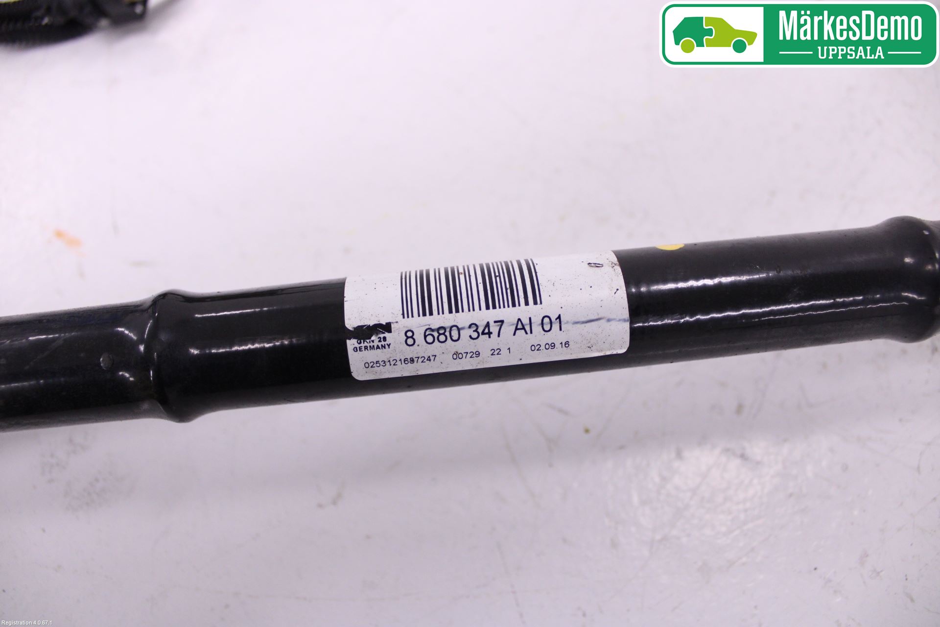 BMW 3 GT F34 13-19 Drivaksel Bak Kompl Venstre