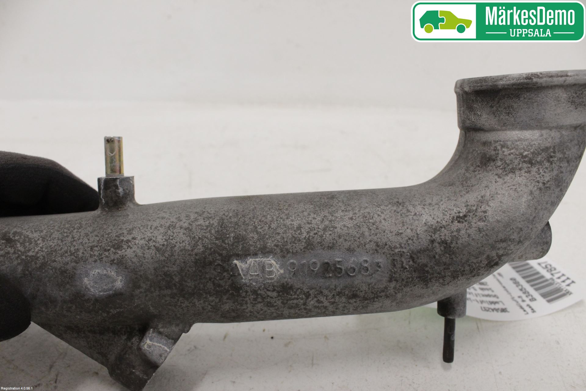 Saab 9-5 -05 Intercooler Rør-Slange
