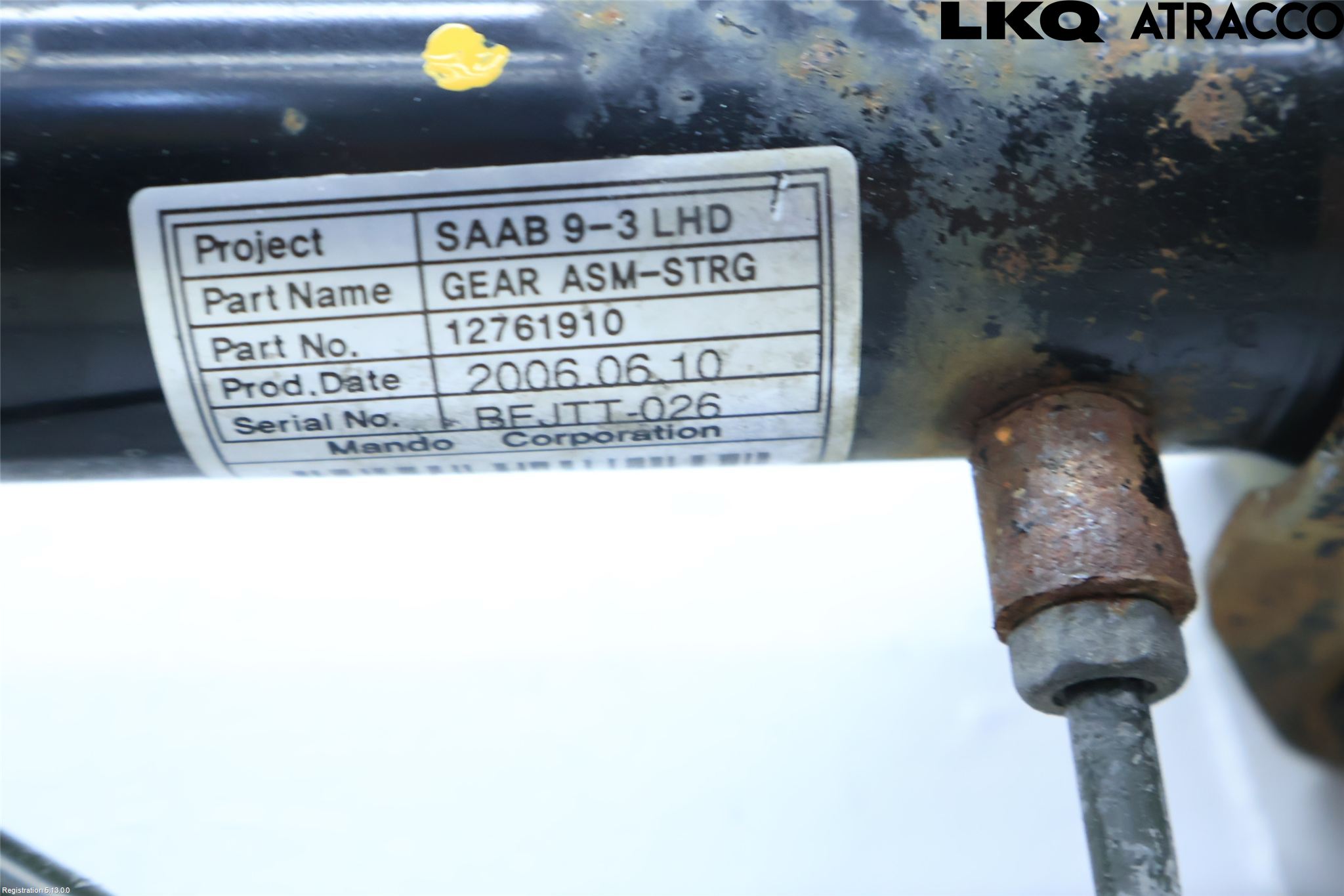 Saab 9-3 VER 2 Snekke - Tannstang