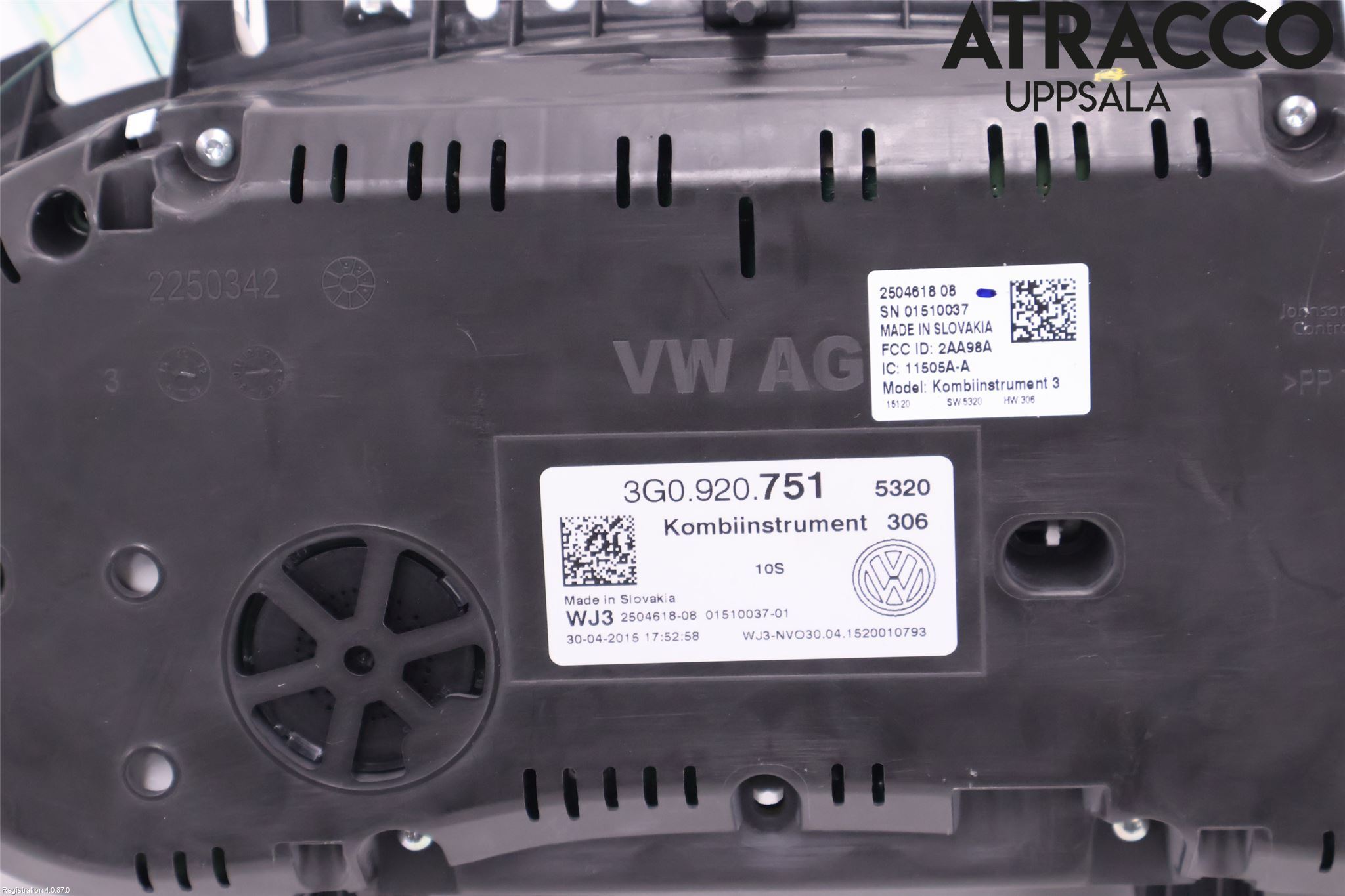 Volkswagen VW PASSAT 15-19 Instr Kombinert