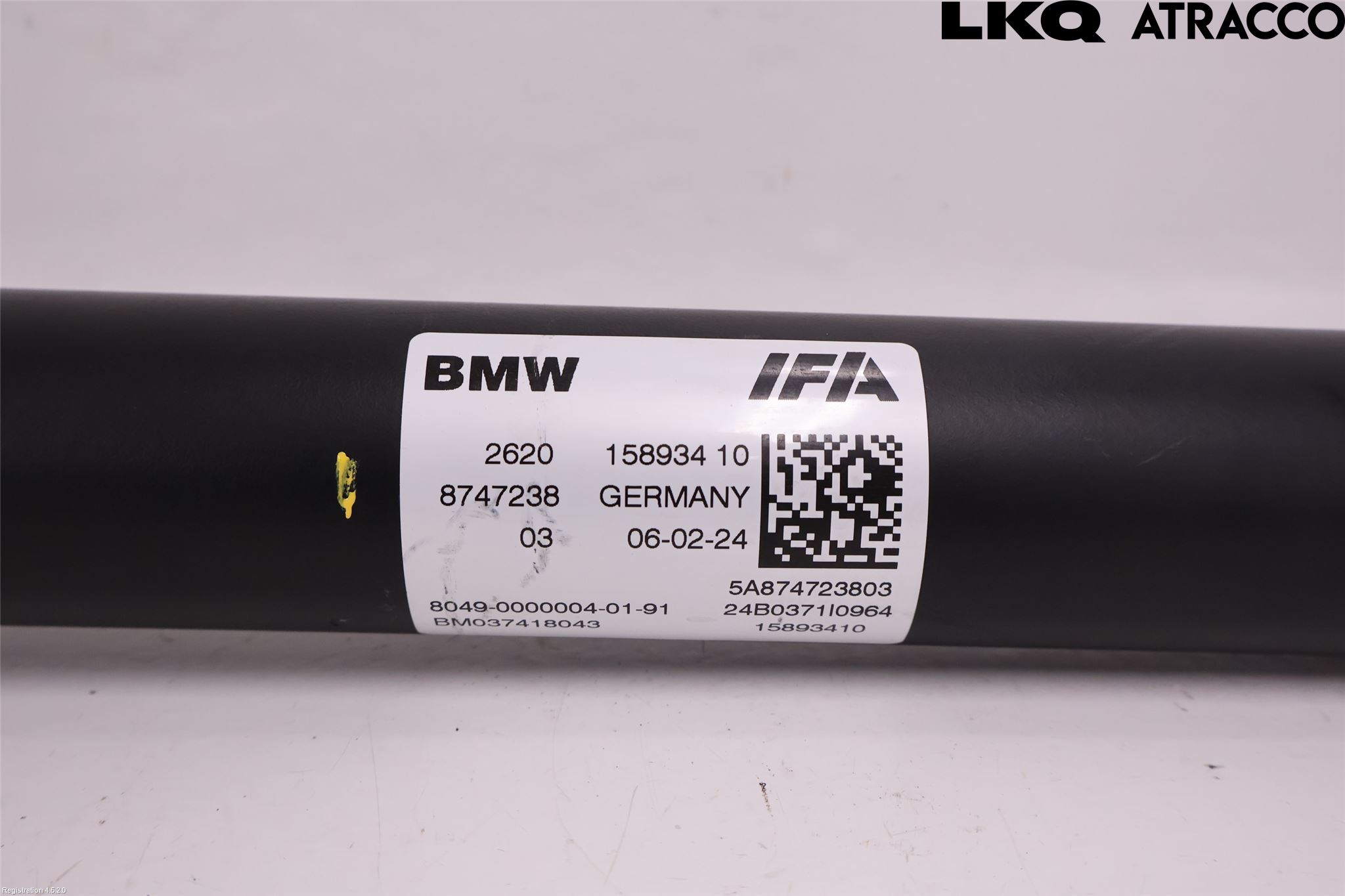 BMW 3 G20/G21/G80/G81 19- Mellomaksel Fremre