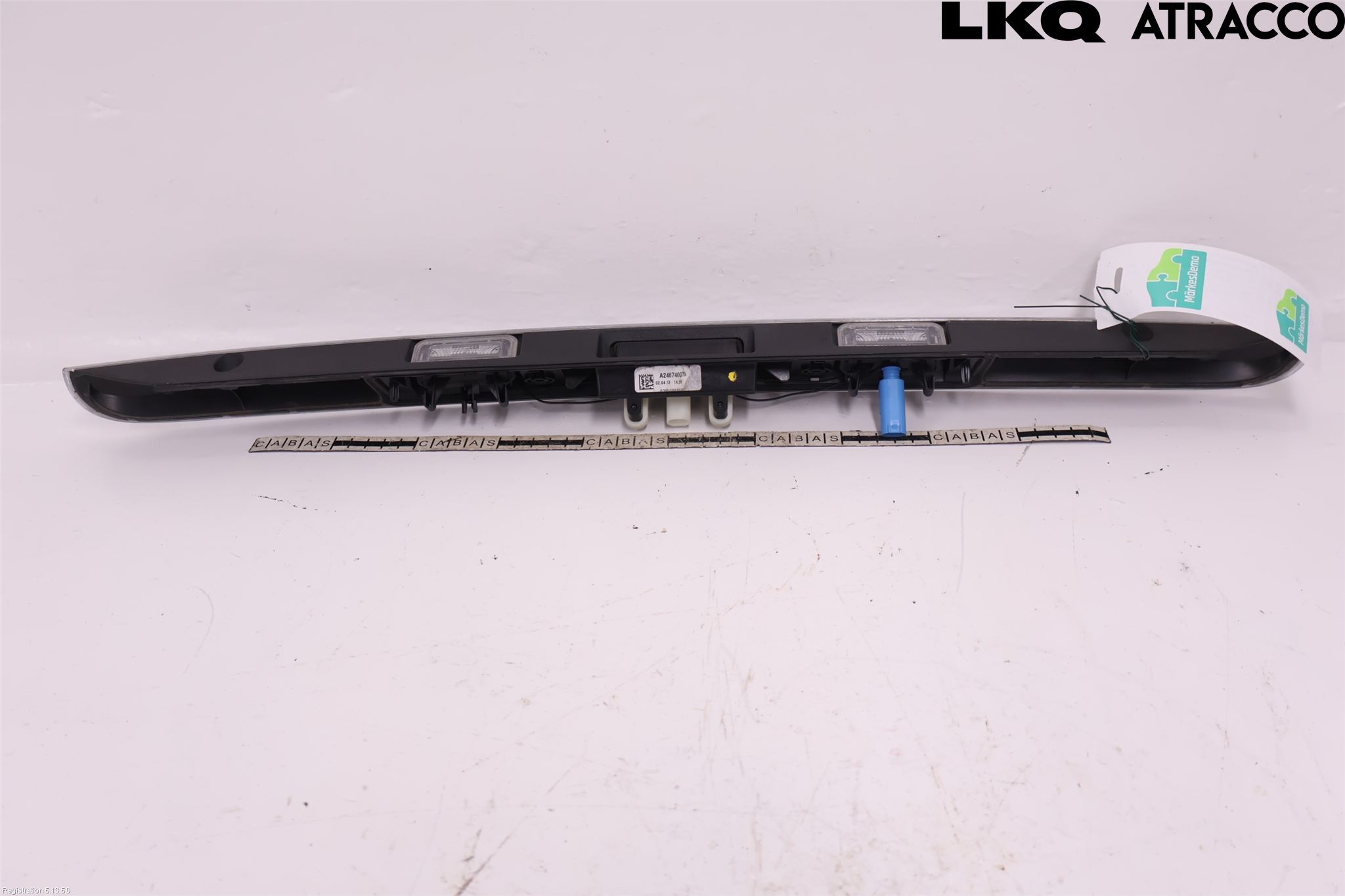 Mercedes-Benz MB B-KLASS (W246/W242) 12-19 Bakluke Handtak Ytre