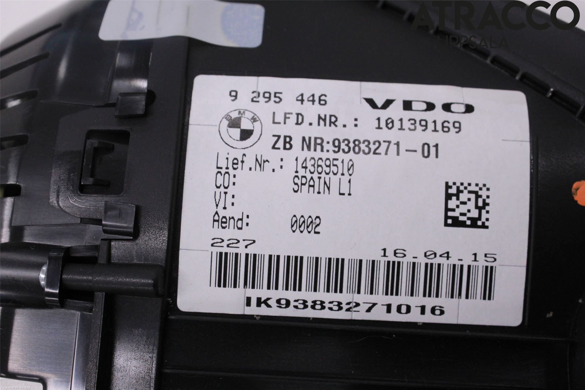 BMW 2 F45 Active Tourer 14-21 Instr Speedometer
