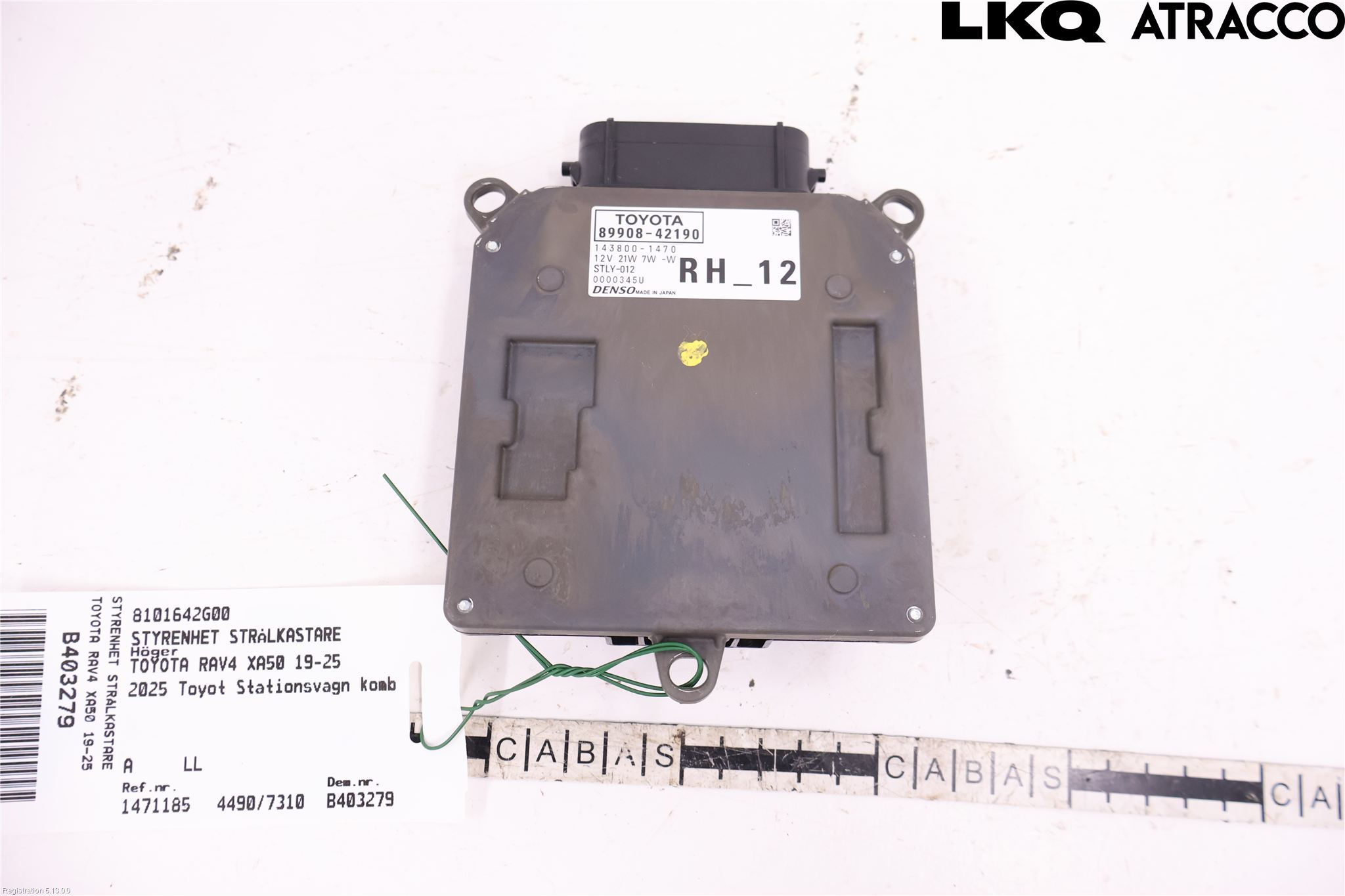 Toyota RAV4 19- Styreenhet Xenon