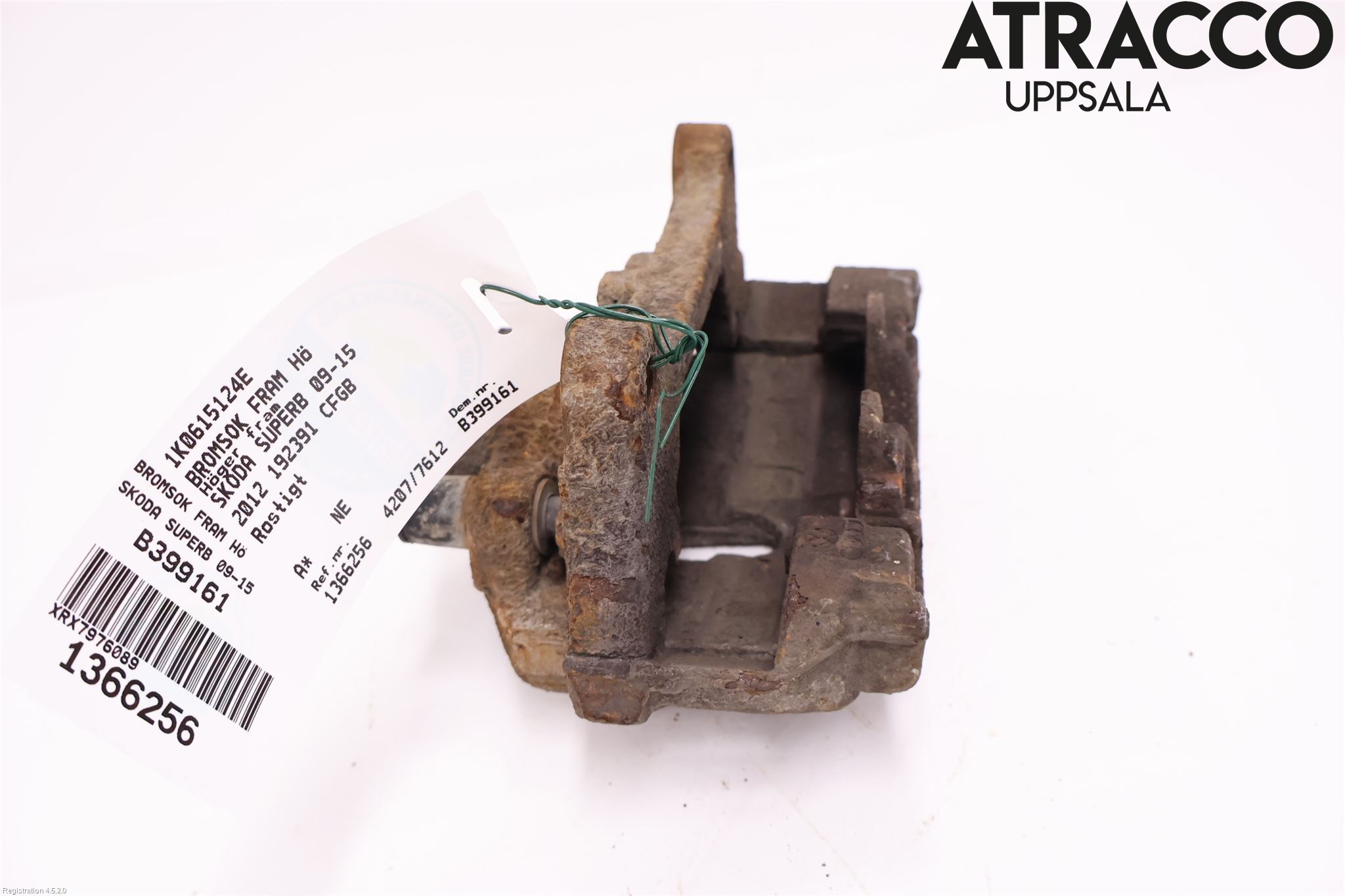 Skoda SUPERB 09-15 Bremsecaliper Foran Høyre