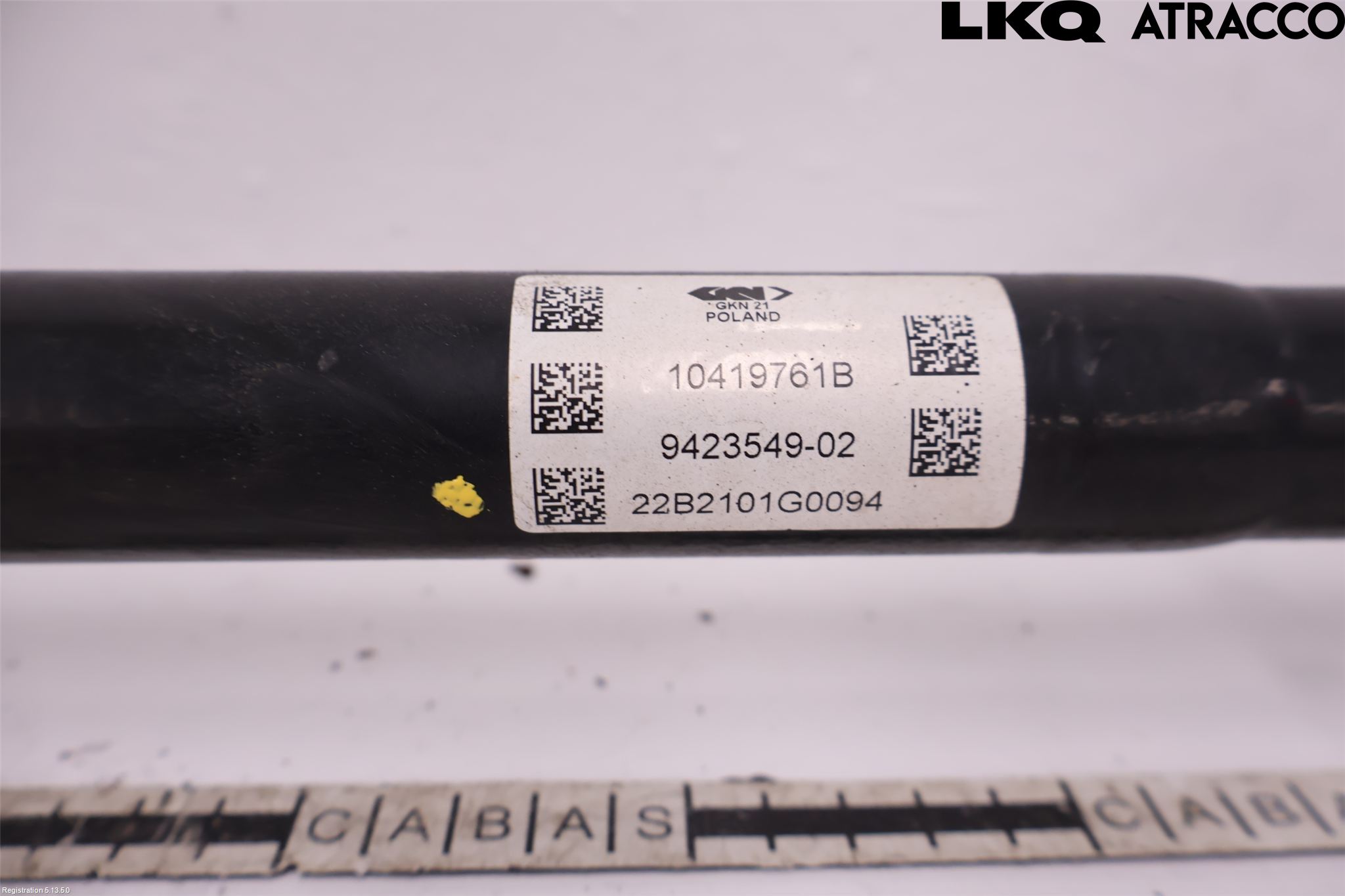 BMW 3 G20/G21/G80/G81 19- Drivaksel Bak Kompl Venstre