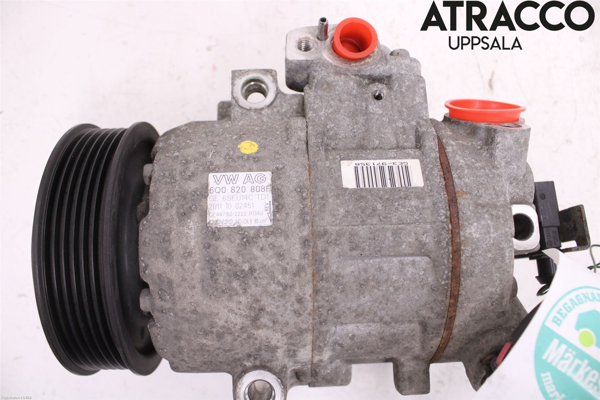 Volkswagen VW POLO 10-17 Varme Ac Kompressor
