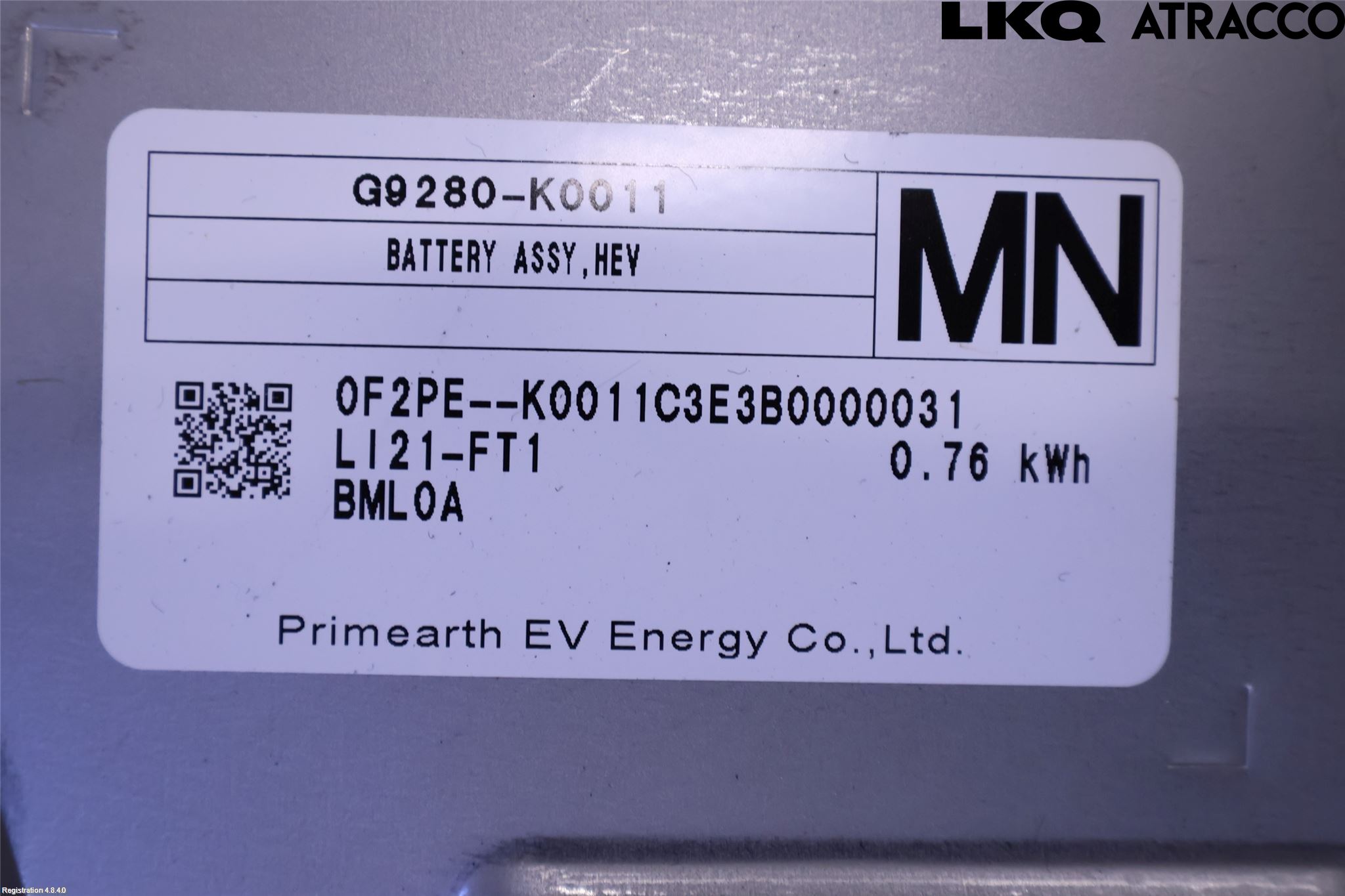 Toyota YARIS CROSS XP21 21- Hybrid Batteri