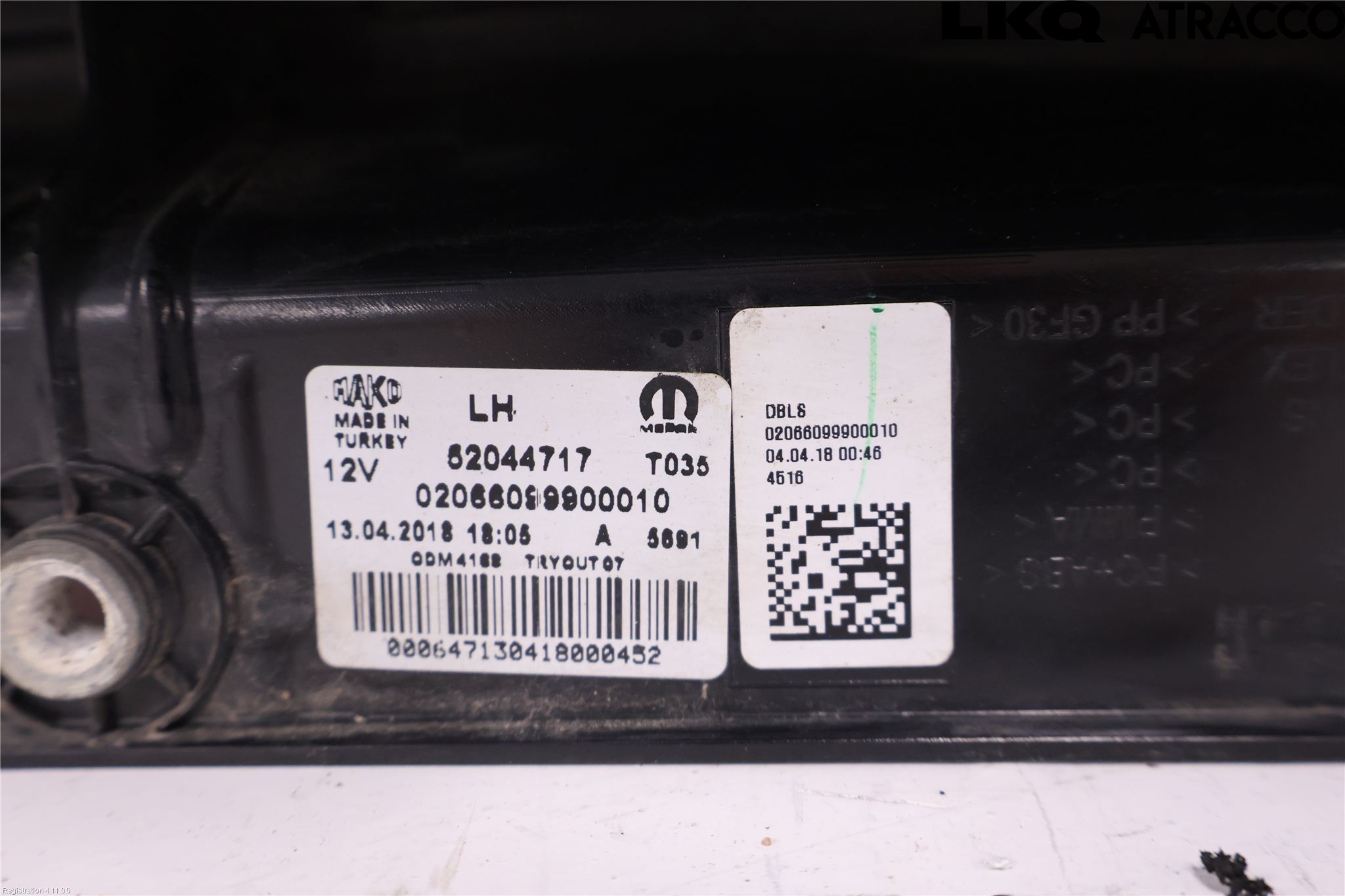 Fiat DOBLO CARGO Baklykt Venstre