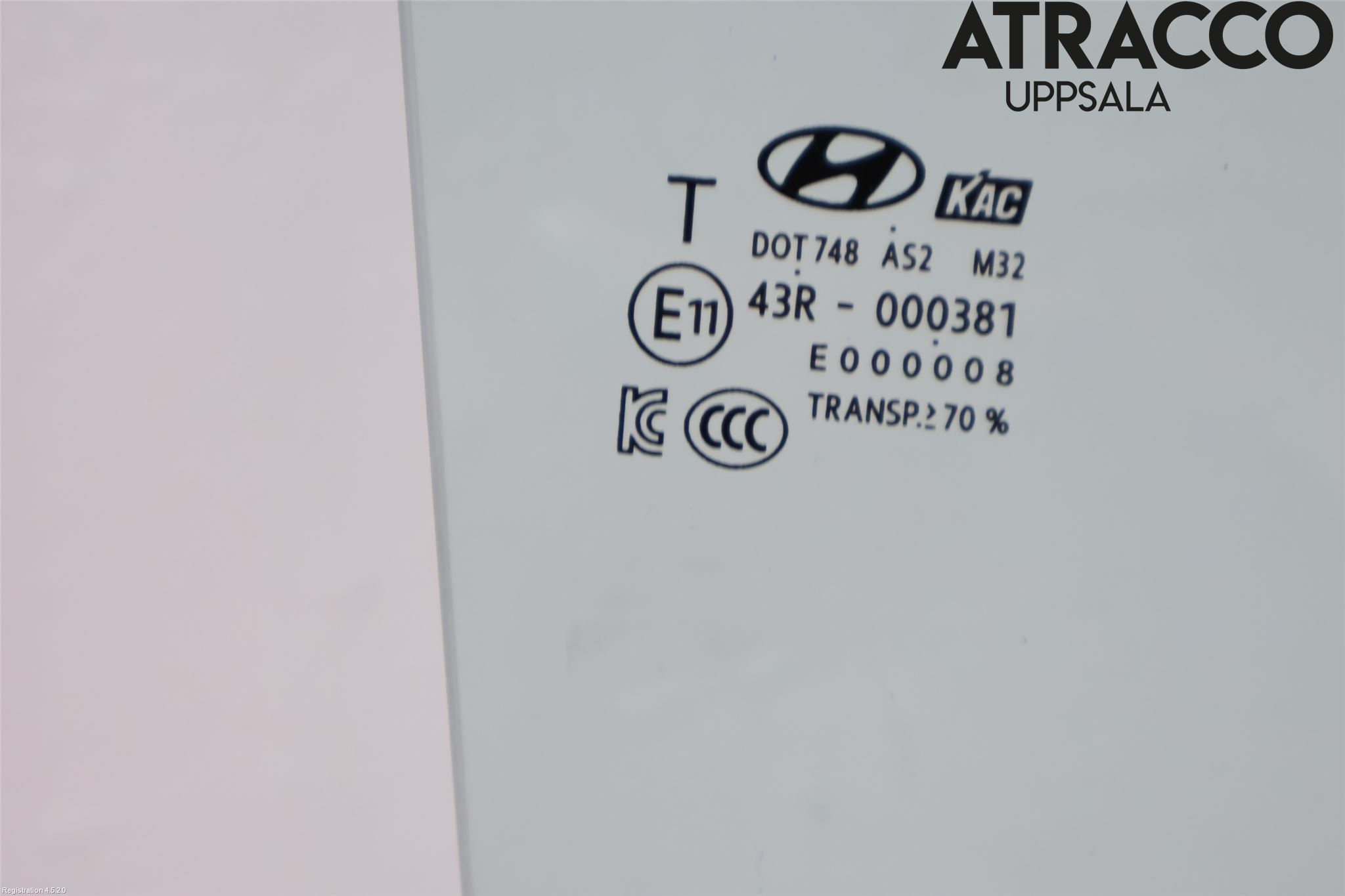 Hyundai IONIQ AE 17-22 Dørrute Bak Høyre 4Dørs