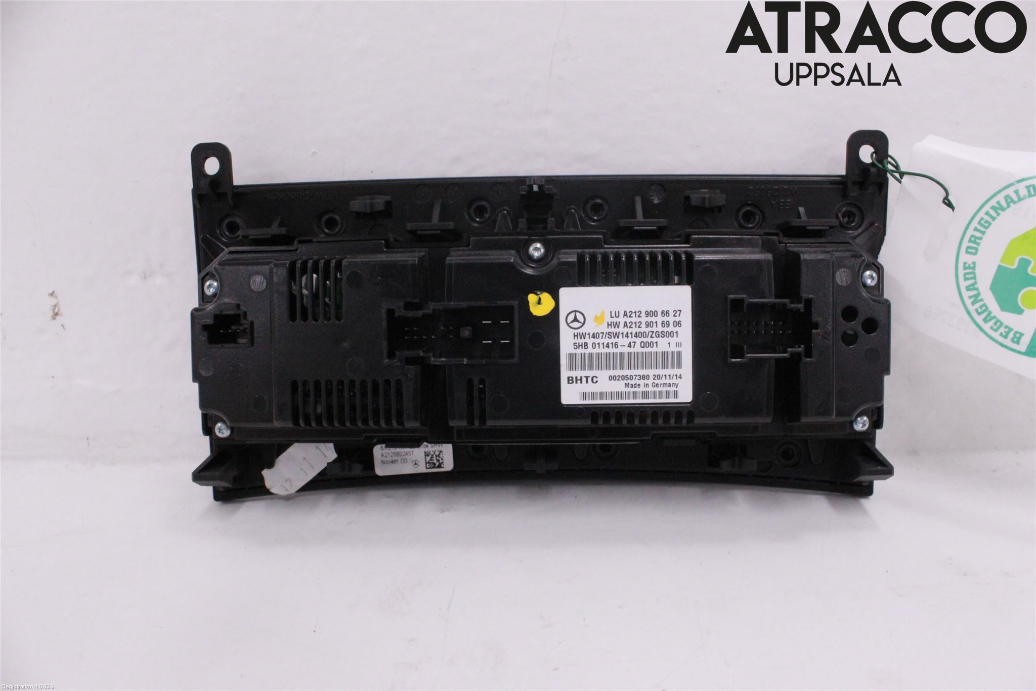 Mercedes-Benz MB E-KLASS (W212) 09-16 Varme Ac Betjening-Display