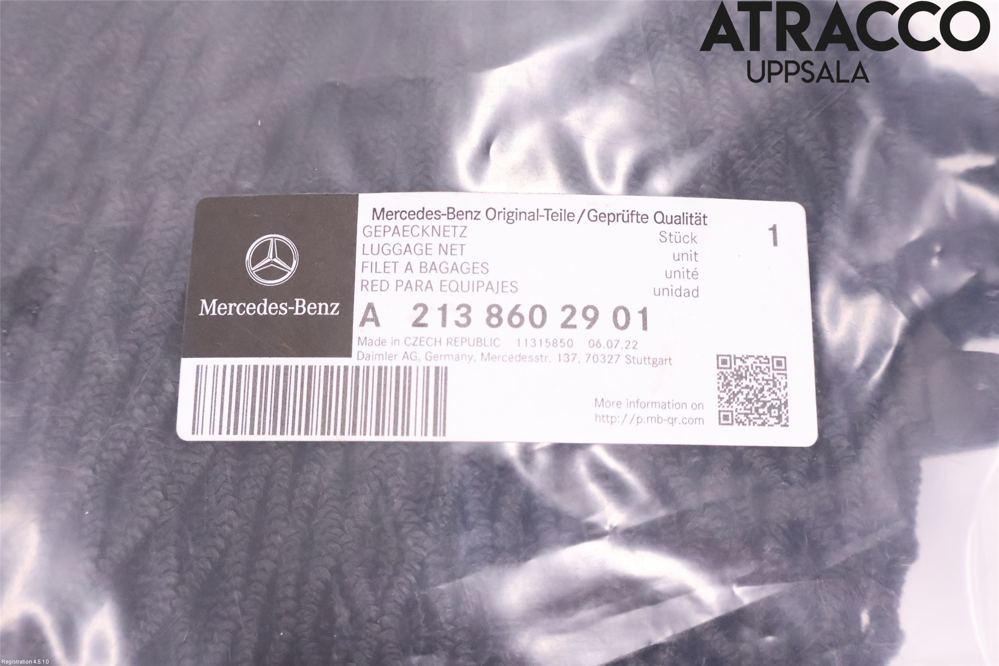 Mercedes-Benz MB E-KLASS (W213) 16-23 Innr Lastenett