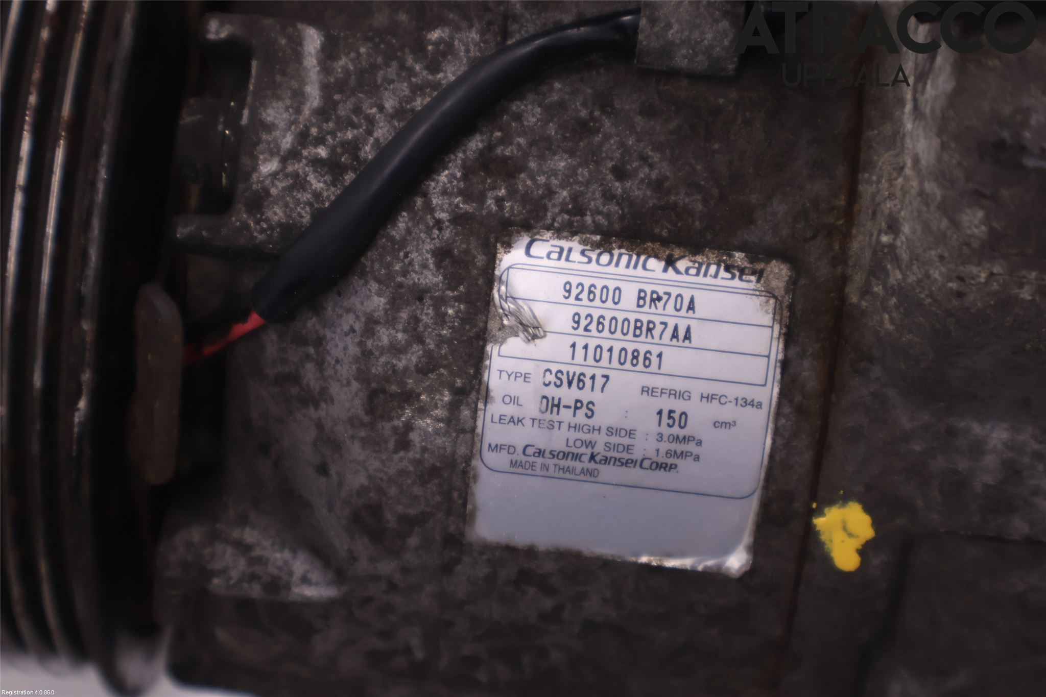 Nissan QASHQAI+2  10-14 Varme Ac Kompressor
