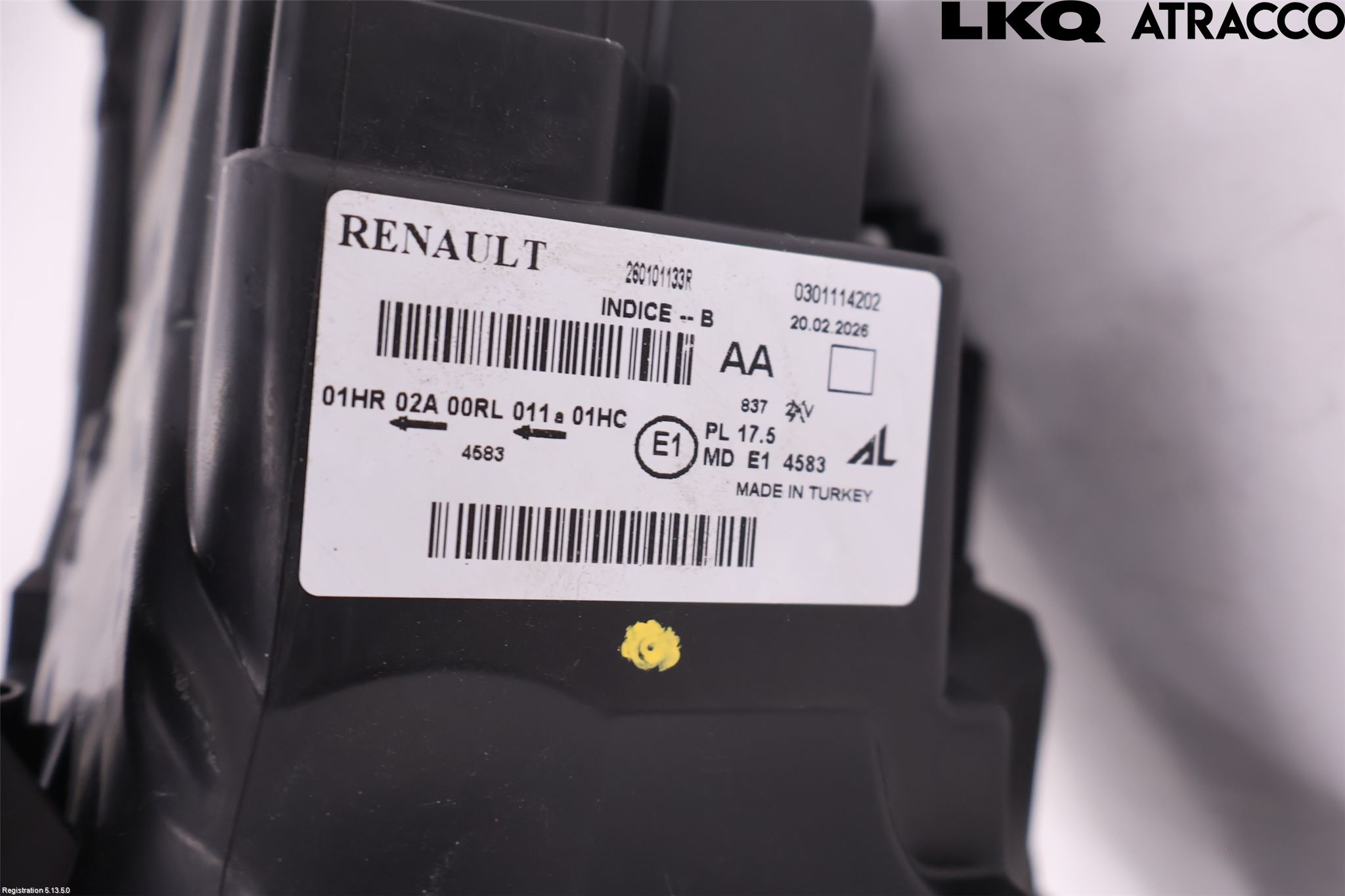 Dacia DUSTER 18-24 Frontlykt Høyre