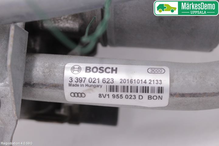 Audi A3/S3 8V 13-20 Viskeroverføring Frontrute