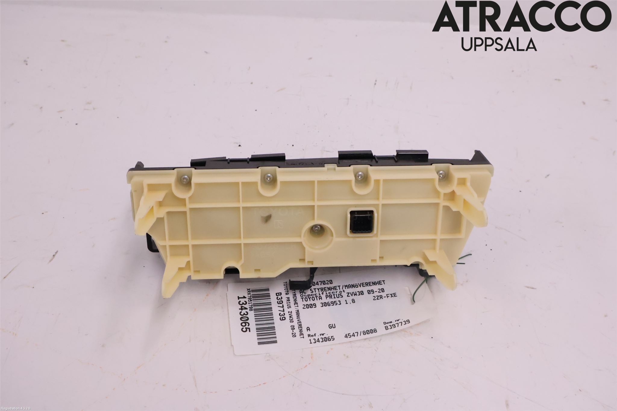 Toyota PRIUS ZVW30 09-20 Varme Ac Betjening-Display