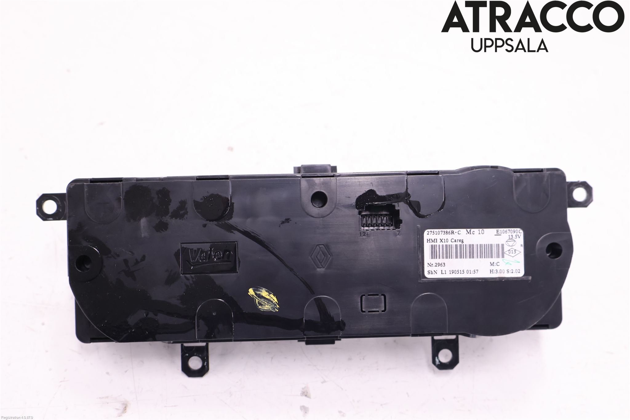 Renault ZOE/E-TECH 13- Varme Ac Betjening-Display
