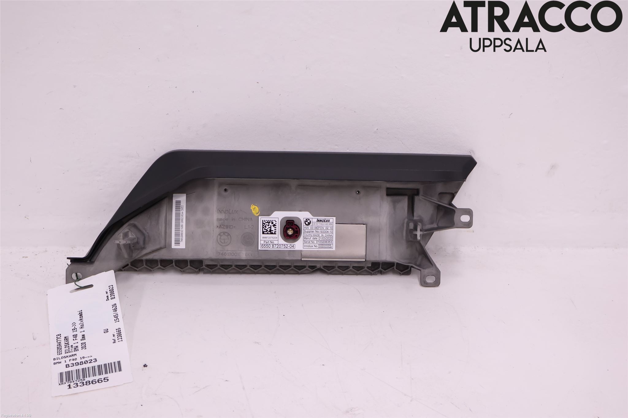 BMW 1 F40 19- Instr Skjerm Dvd-Gps-Ac-Tlf