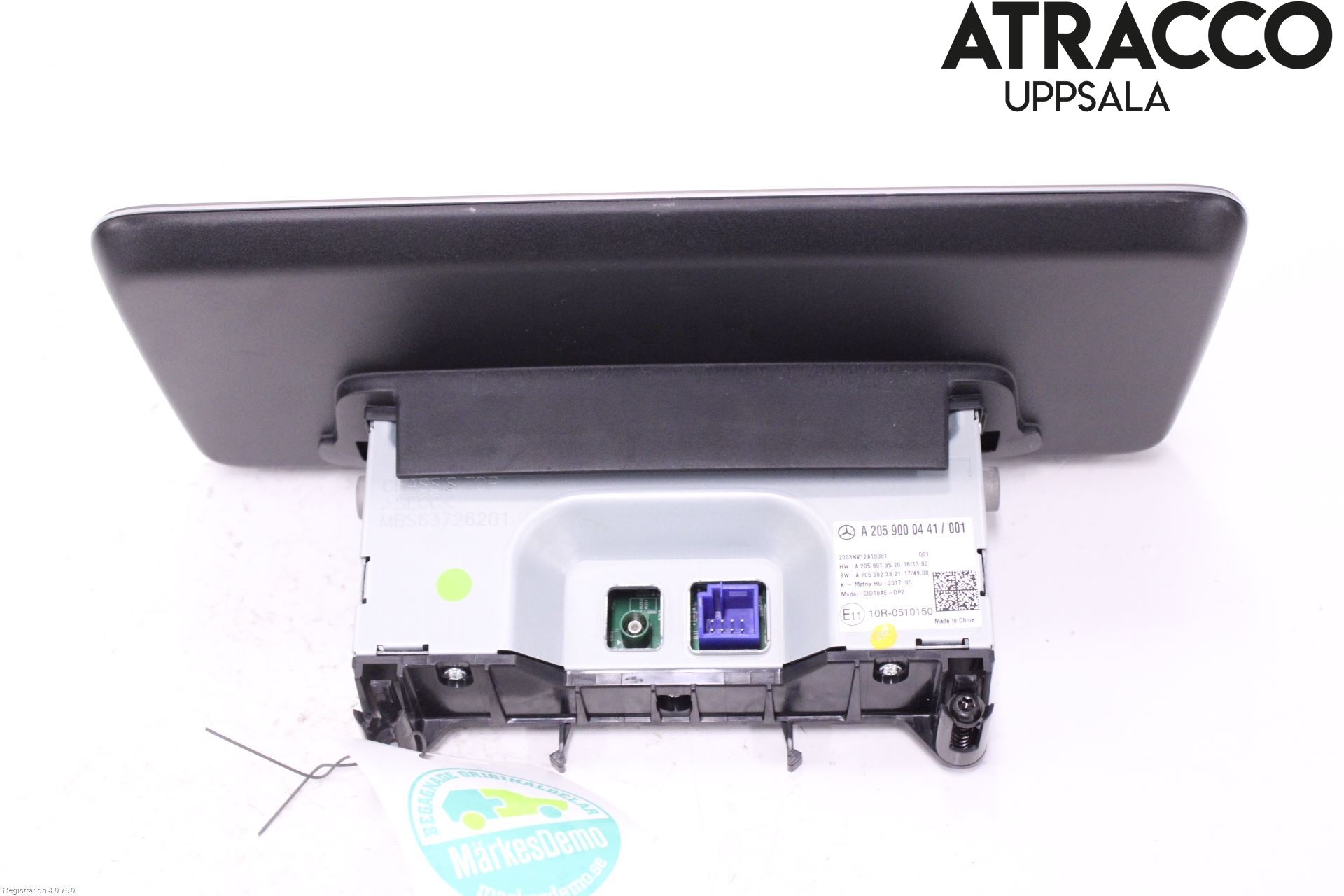 Mercedes-Benz MB C-KLASS (W205) 14-21 Instr Skjerm Dvd-Gps-Ac-Tlf