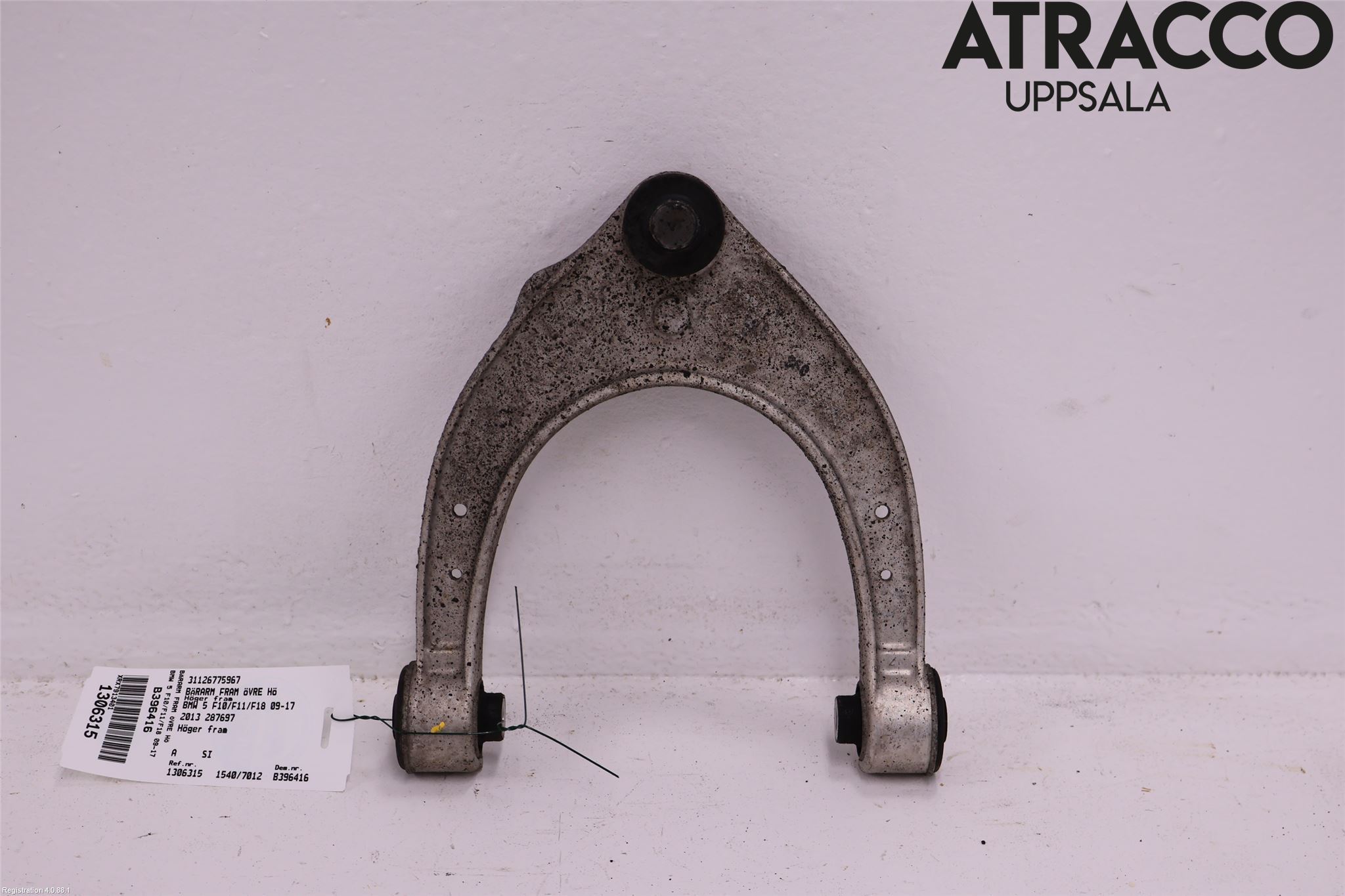 BMW 5 F10/F11/F18 09-17 Bærearm Foran Høyre Øvre