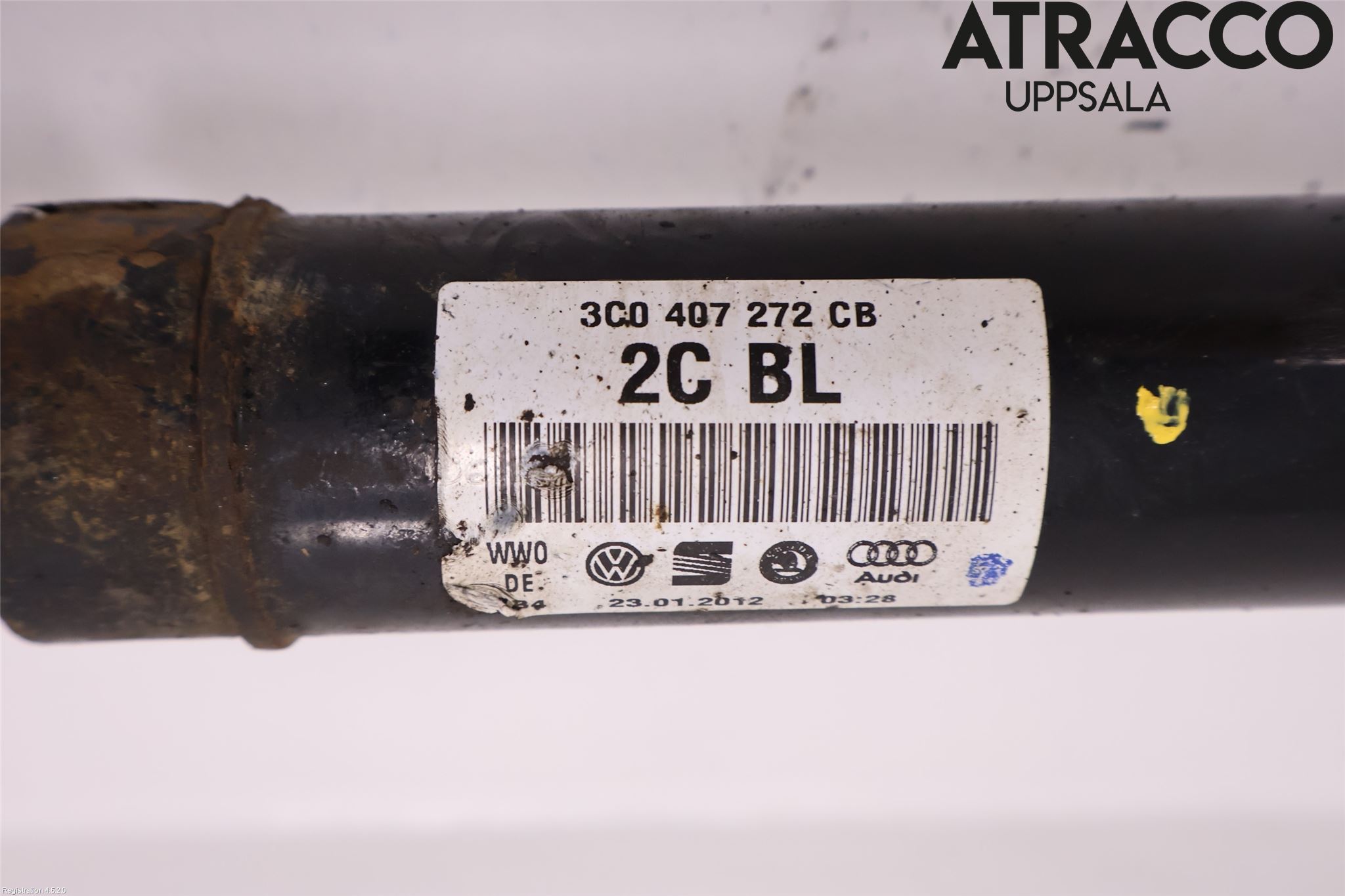 Volkswagen VW PASSAT 11-14 Drivaksel Foran Kompl Høyre