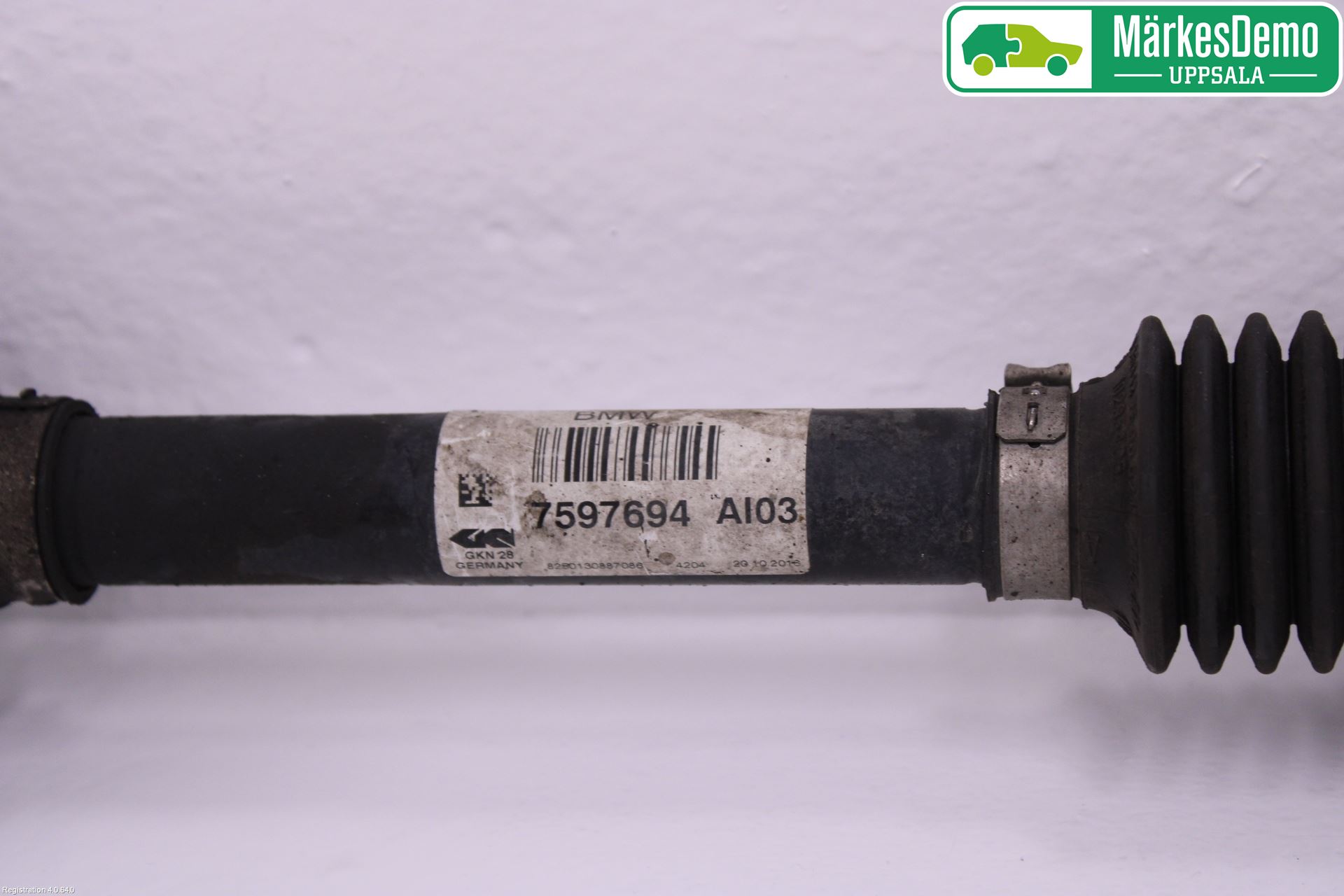 BMW 3 F30/F31/F80 12-19 Drivaksel Foran Kompl Høyre