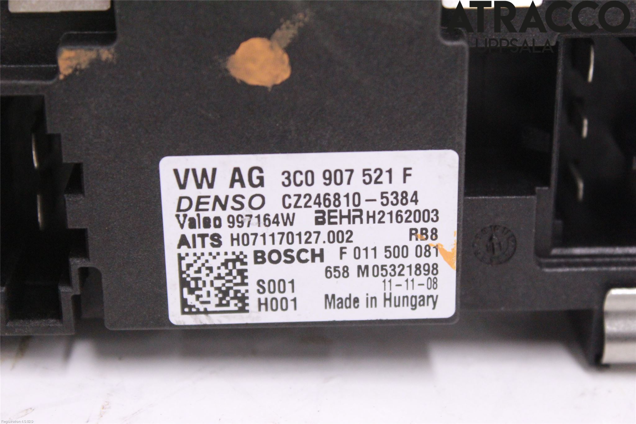 Volkswagen VW PASSAT 11-14 Varmeapparat Viftemotstand