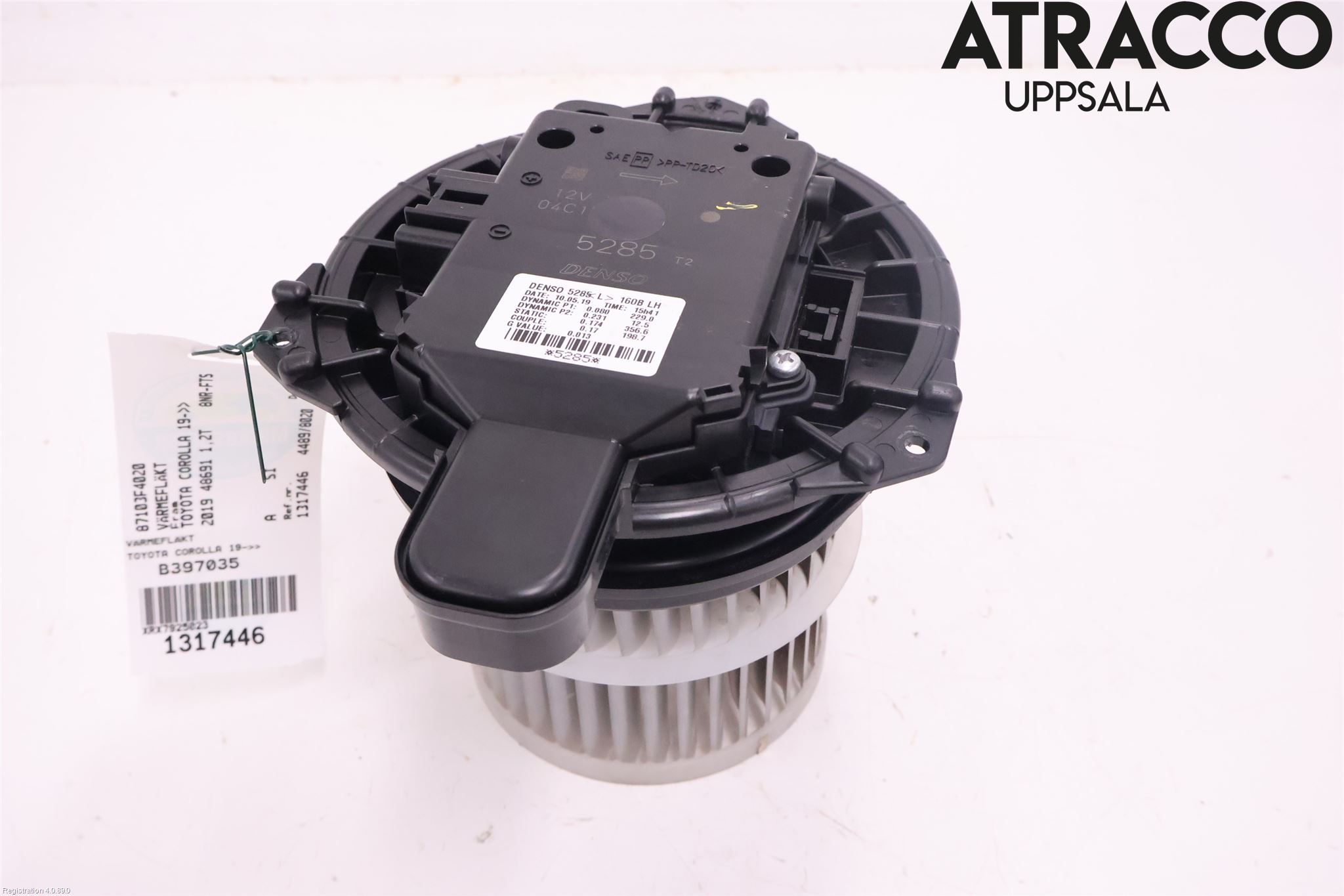 Toyota COROLLA 19- Varmeapparat Viftemotor