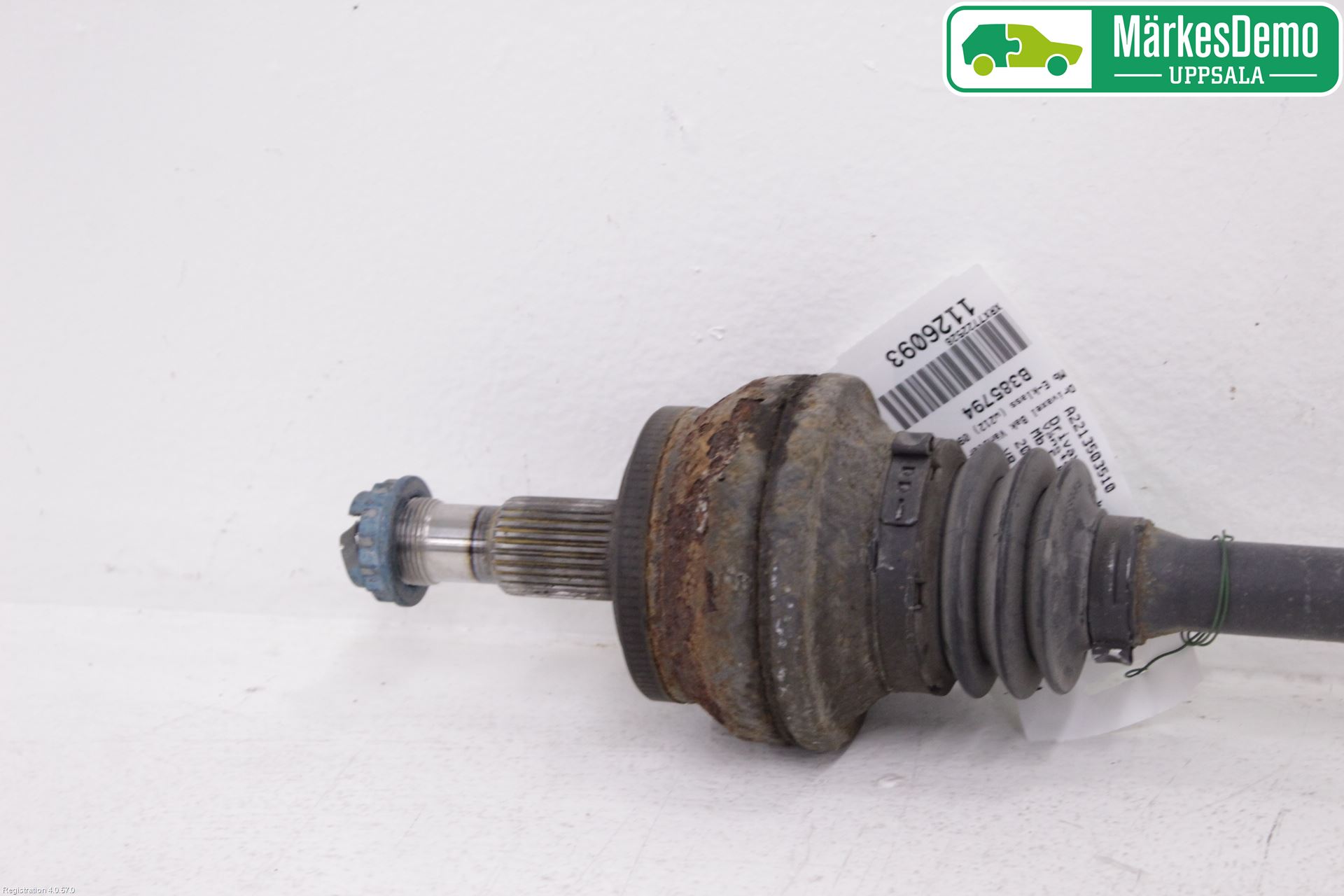 Mercedes-Benz MB E-KLASS (W212) 09-16 Drivaksel Bak Kompl Venstre