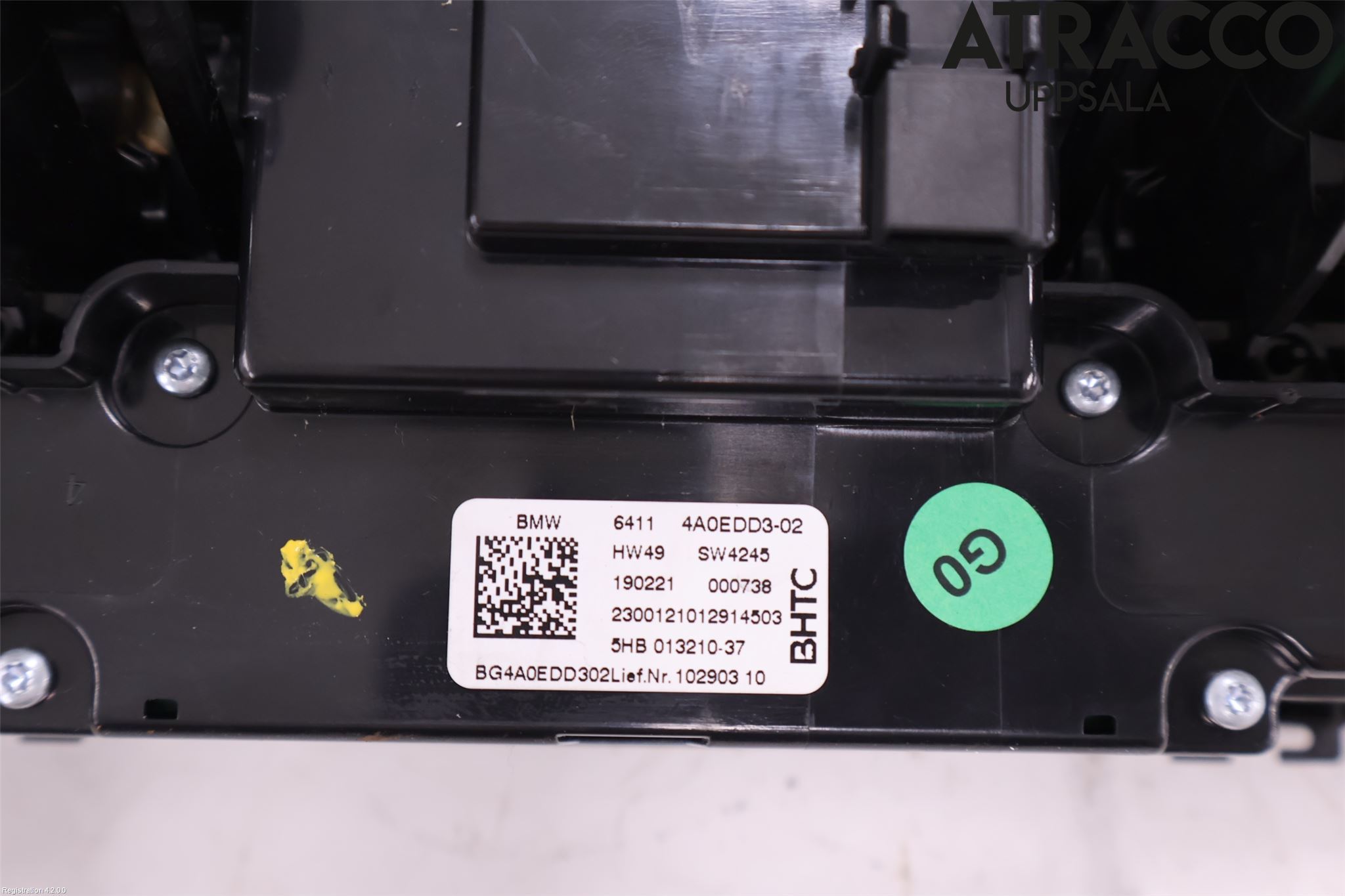 BMW 3 G20/G21/G80/G81 19- Varme Ac Betjening-Display