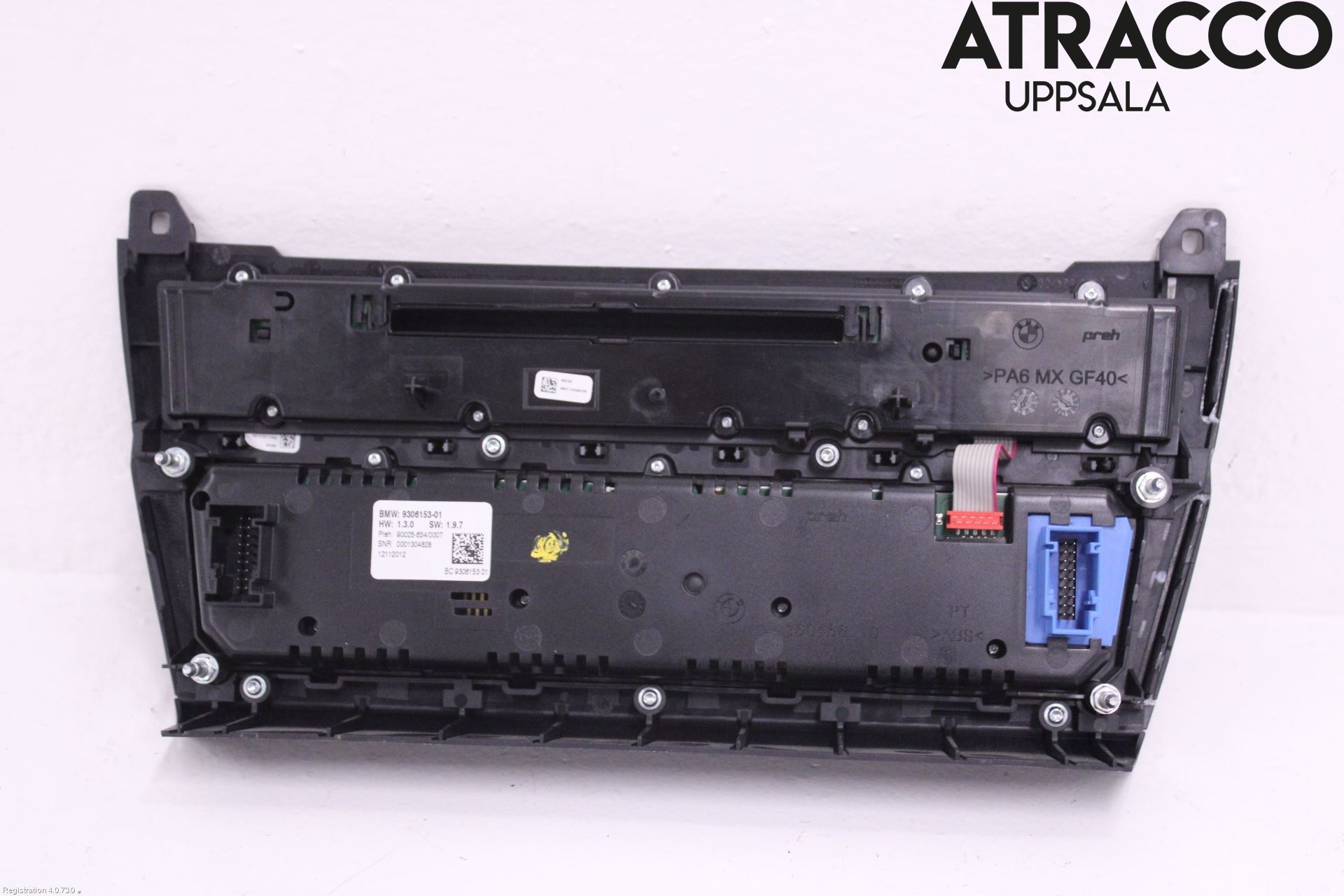 BMW 5 F10/F11/F18 09-17 Varme Ac Betjening-Display
