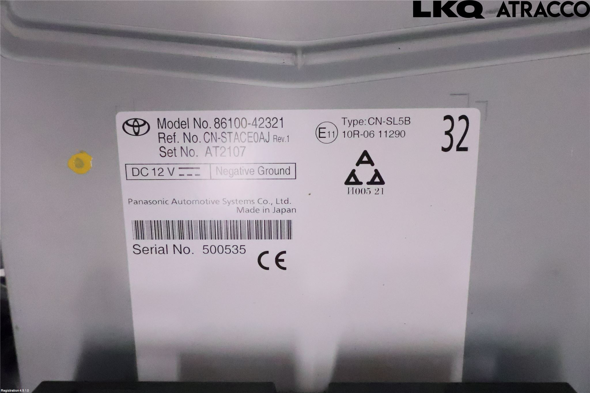 Toyota bZ4X EA10 22- Stereo Radio Med Cd