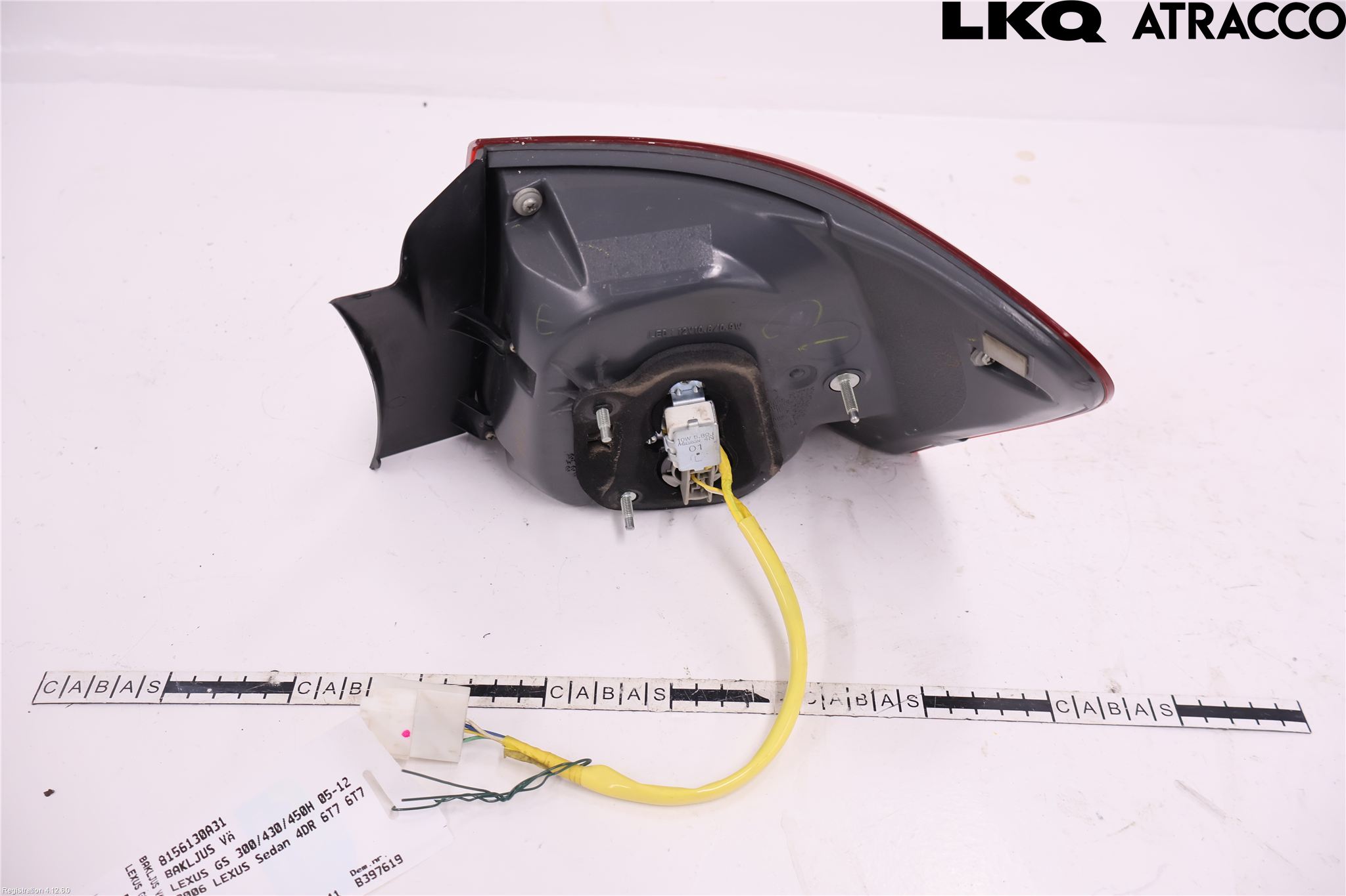 Lexus GS 300/430/450H 05-12 Baklykt Venstre