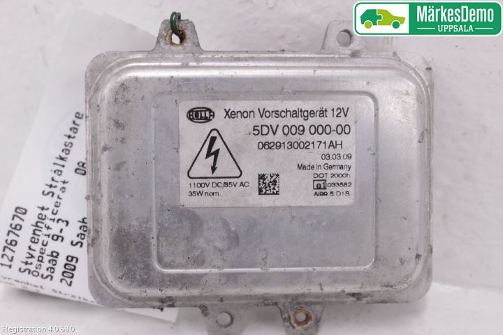 Saab 9-3 VER2/VER3 08-15 Styreenhet Xenon