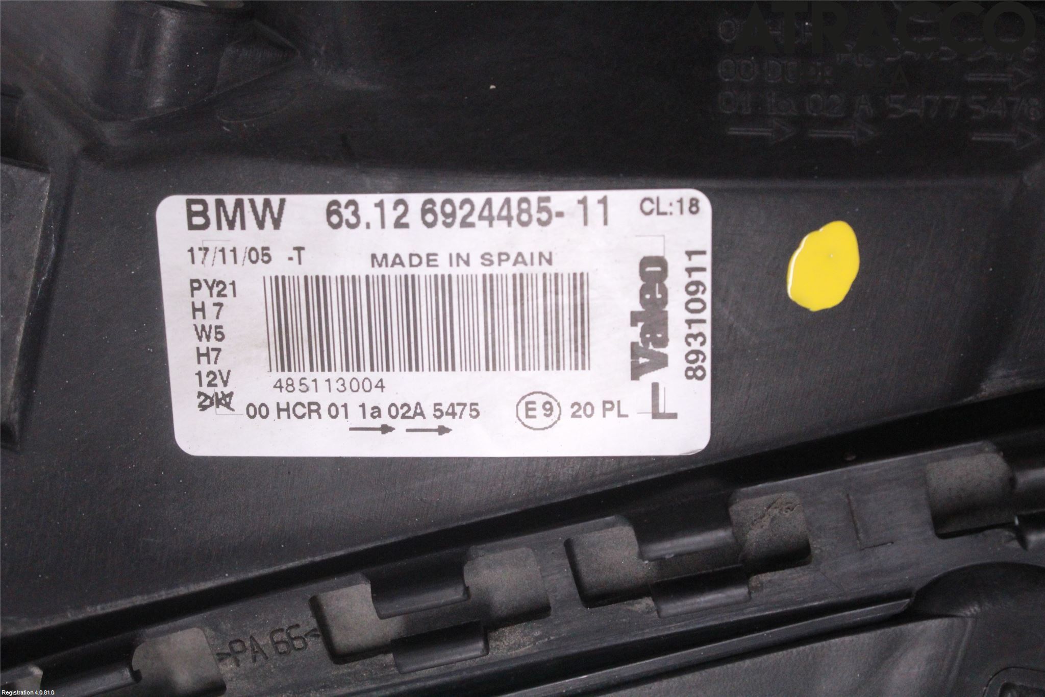 BMW 1 E87/81 5D/3D 03-11 Frontlykt Venstre
