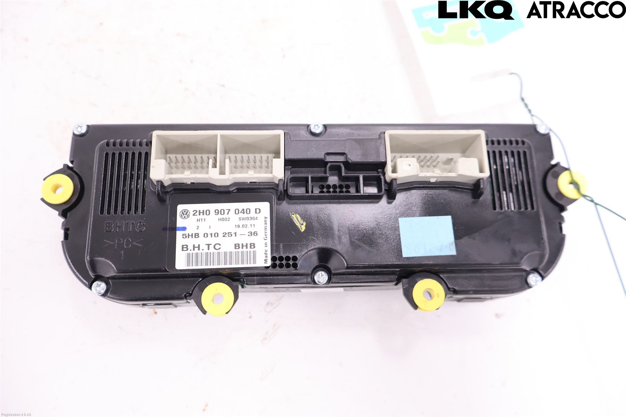 Volkswagen VW AMAROK 2H 10-22 Varme Ac Betjening-Display