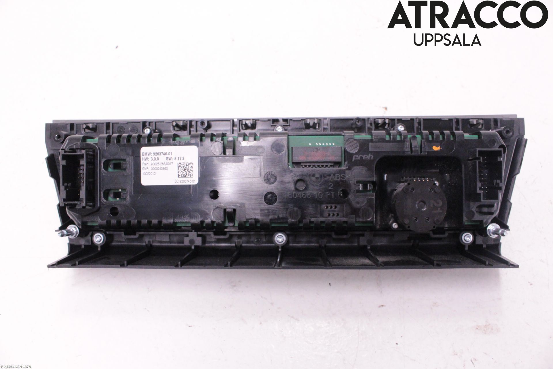 BMW 5 F10/F11/F18 09-17 Varme Ac Betjening-Display