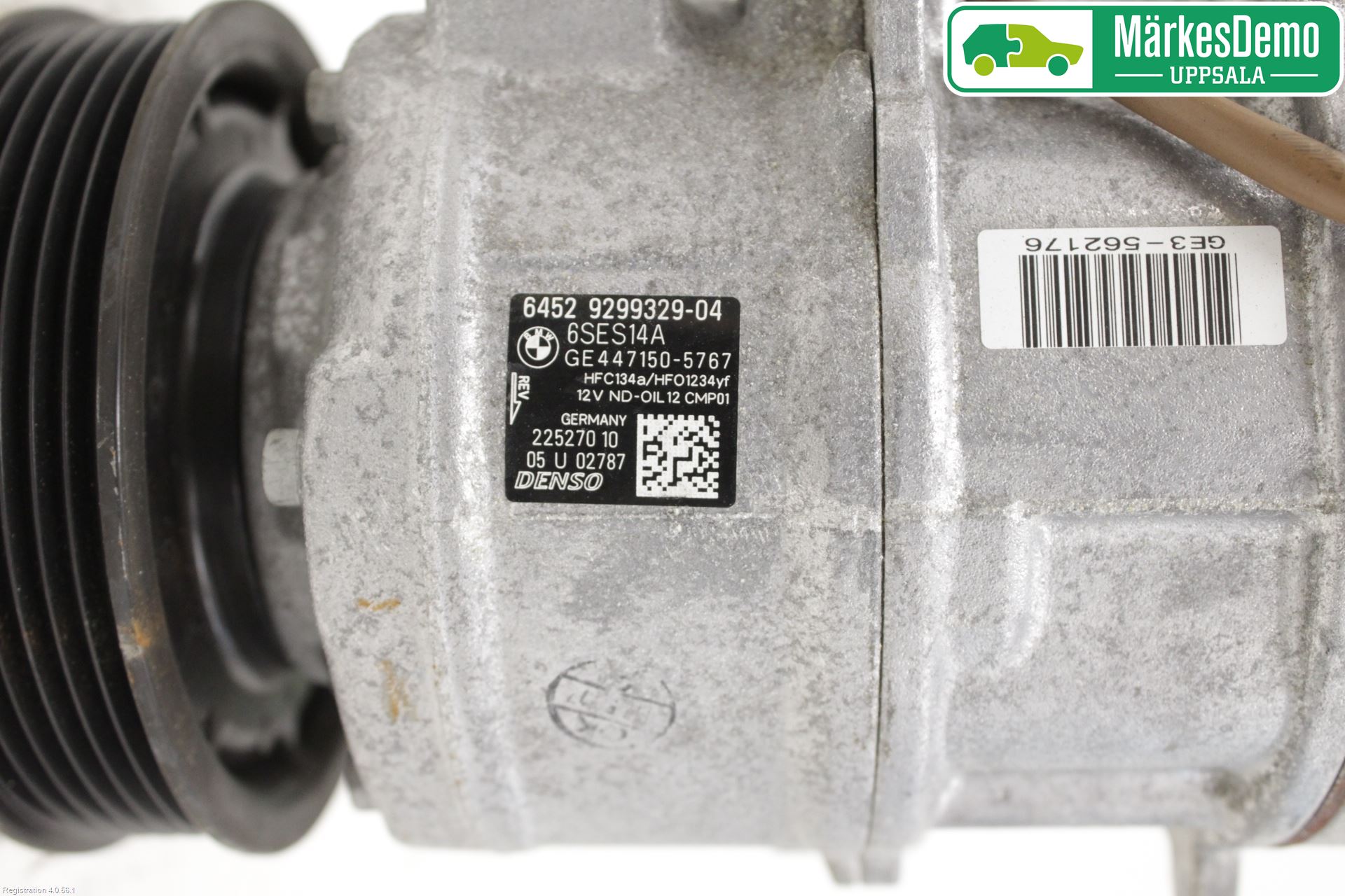 BMW 3 F30/F31/F80 12-19 Varme Ac Kompressor