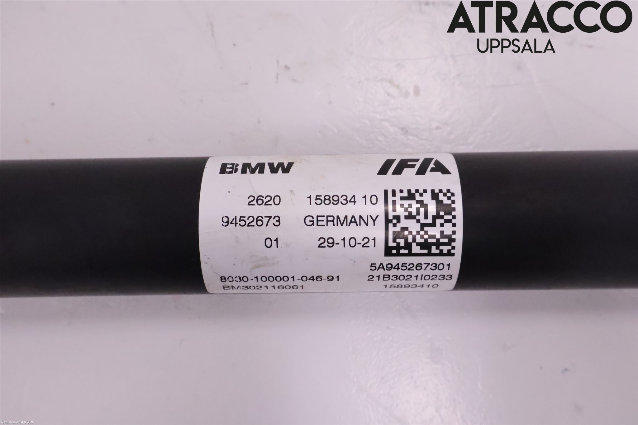 BMW 5 G30/G31/F90 17-23 Mellomaksel Fremre 4Wd
