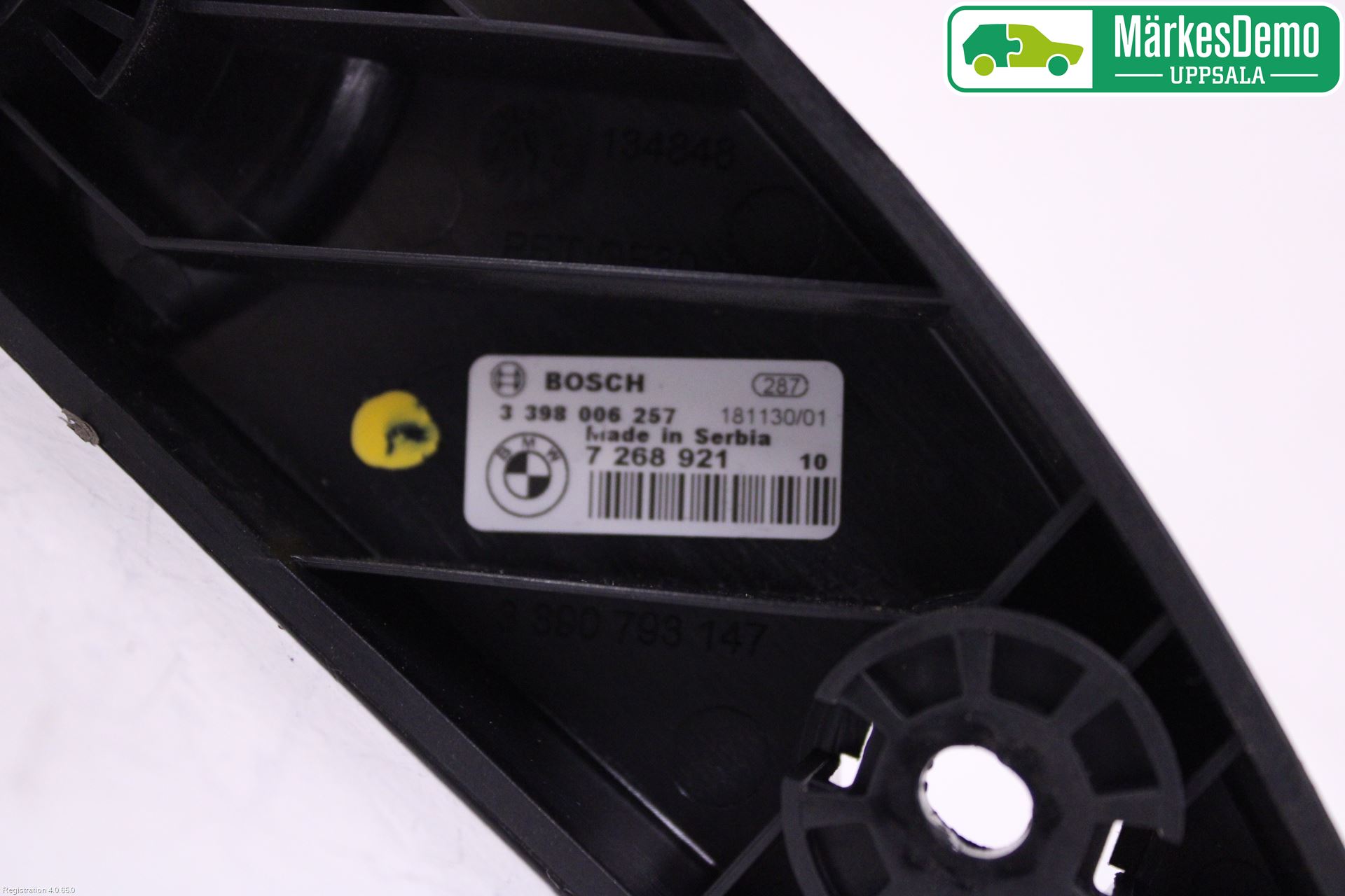 BMW 3 F30/F31/F80 12-19 Viskeroverføring Bakrute