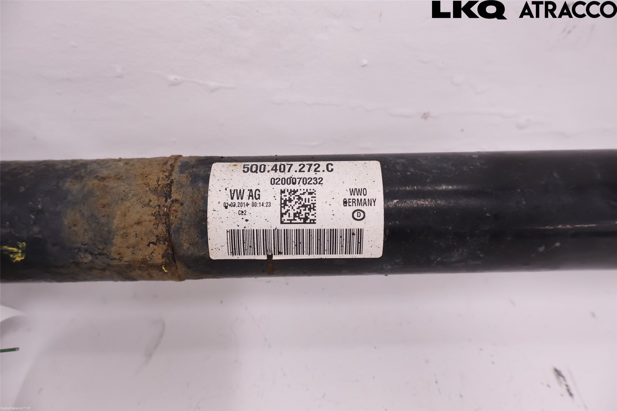 Audi A3/S3 8V 13-20 Drivaksel Foran Kompl Høyre
