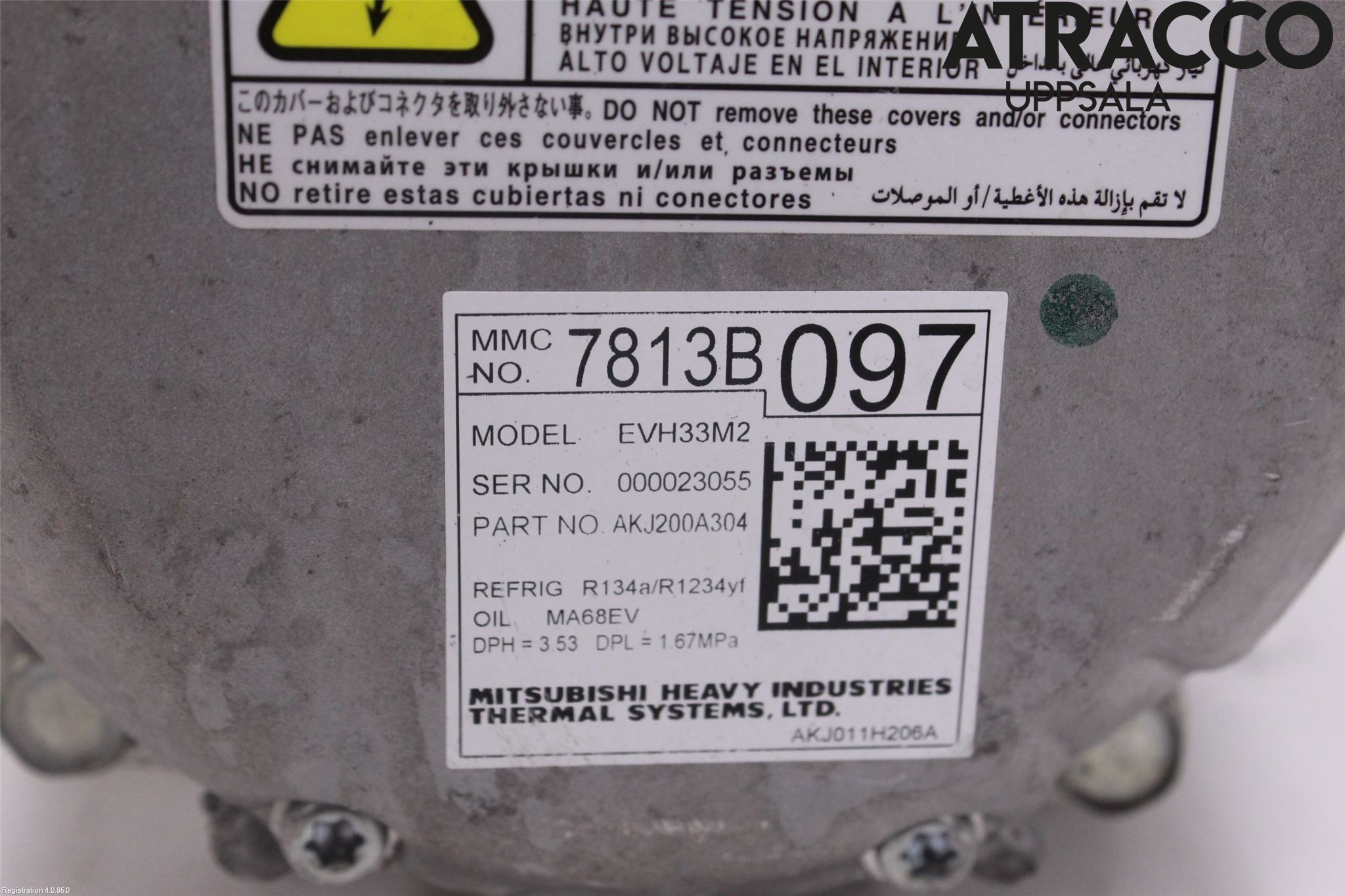 Mitsubishi OUTLANDER 13-21 Varme Ac Kompressor