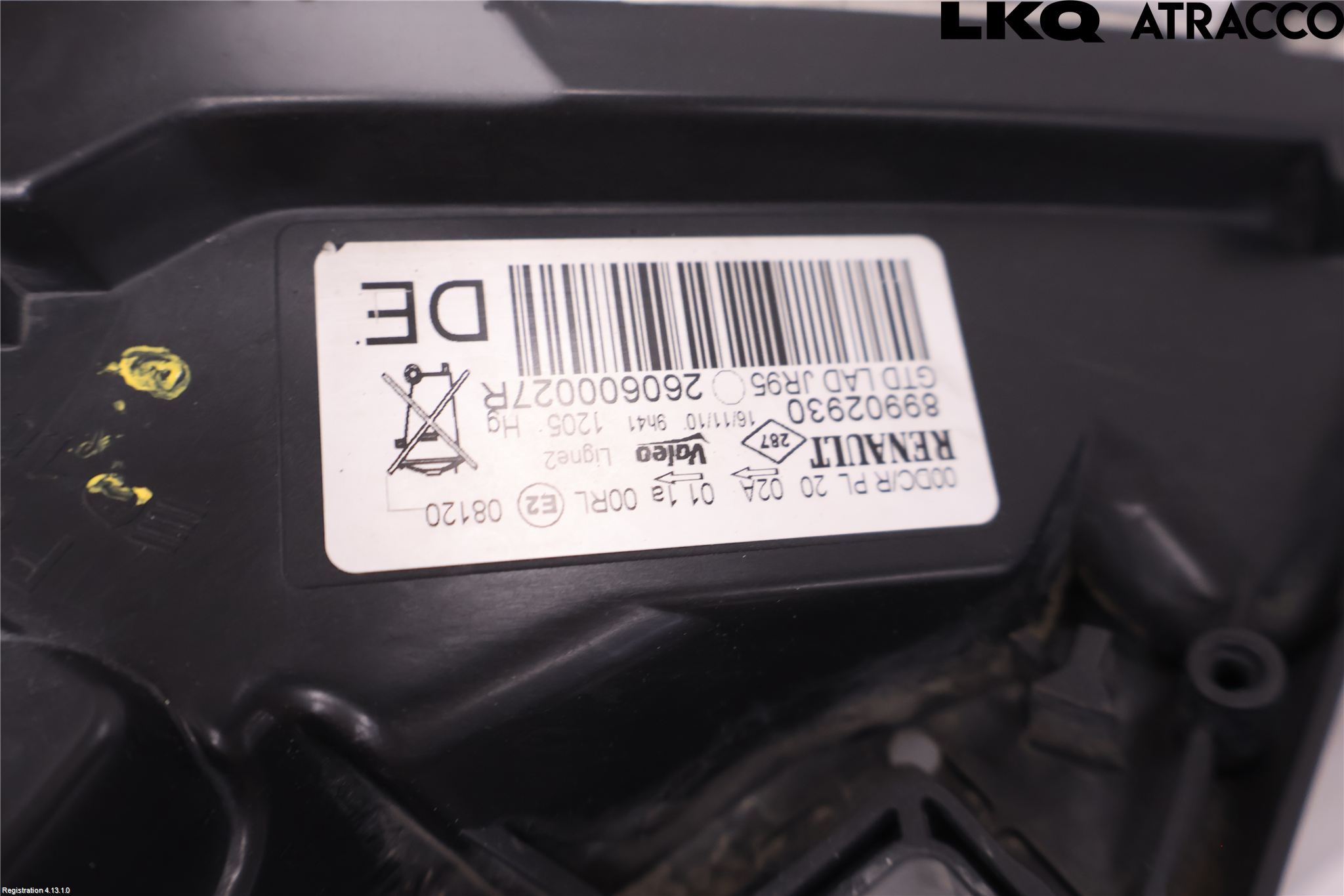 Renault SCÉNIC III / GRAND SCÉNIC 09-16 Frontlykt Venstre
