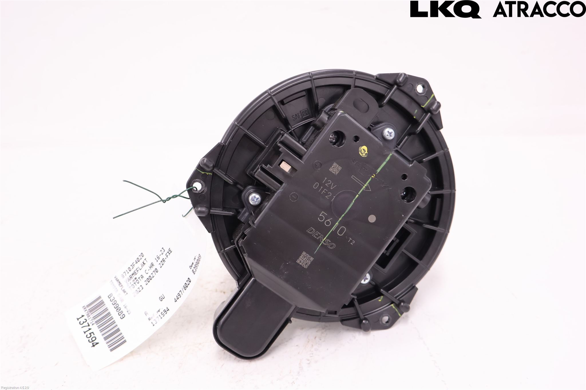 Toyota C-HR 16-23 Varmeapparat Viftemotor